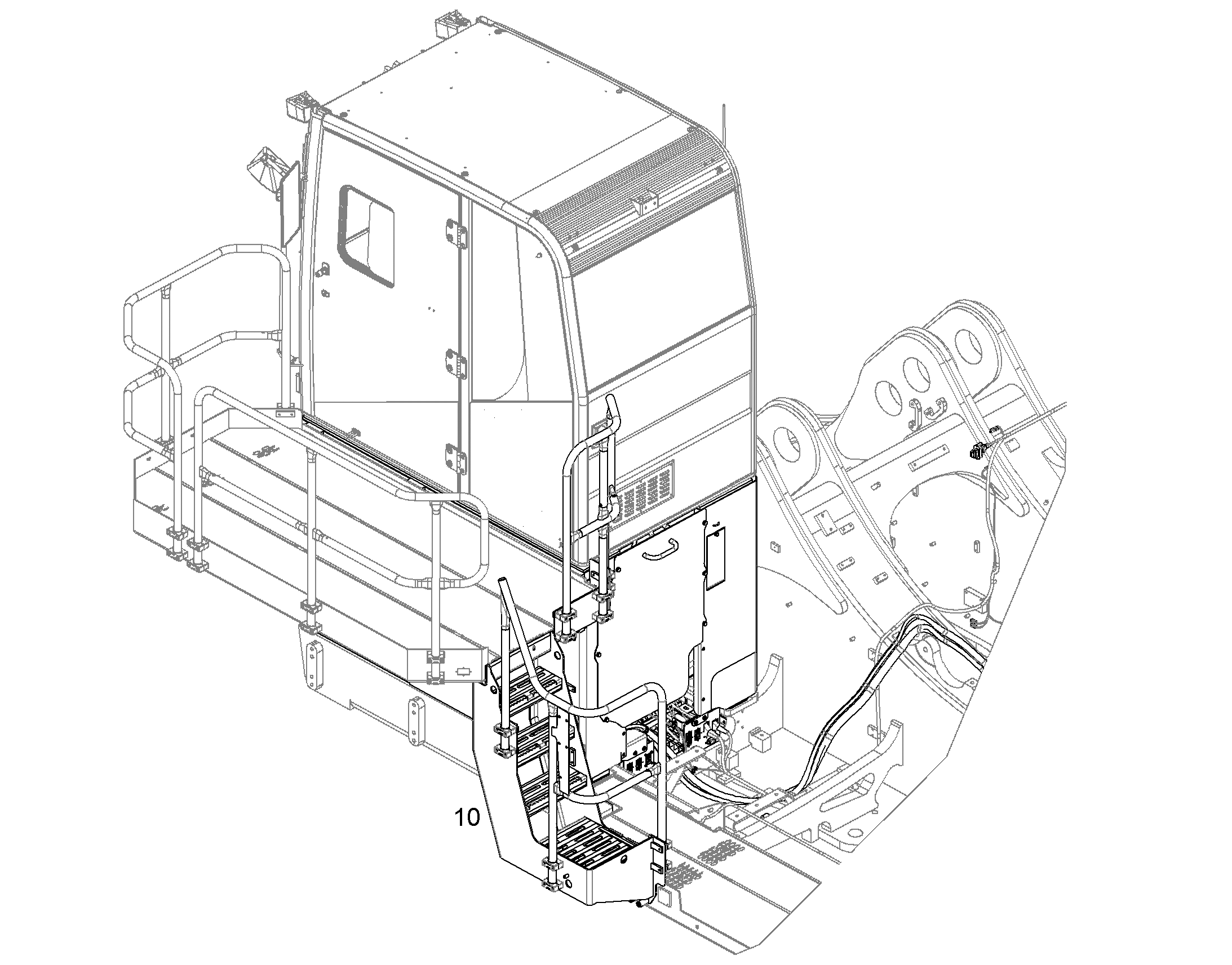ВОЗВЫШЕНИЕ КАБИНЫ 11857008 LIEBHERR