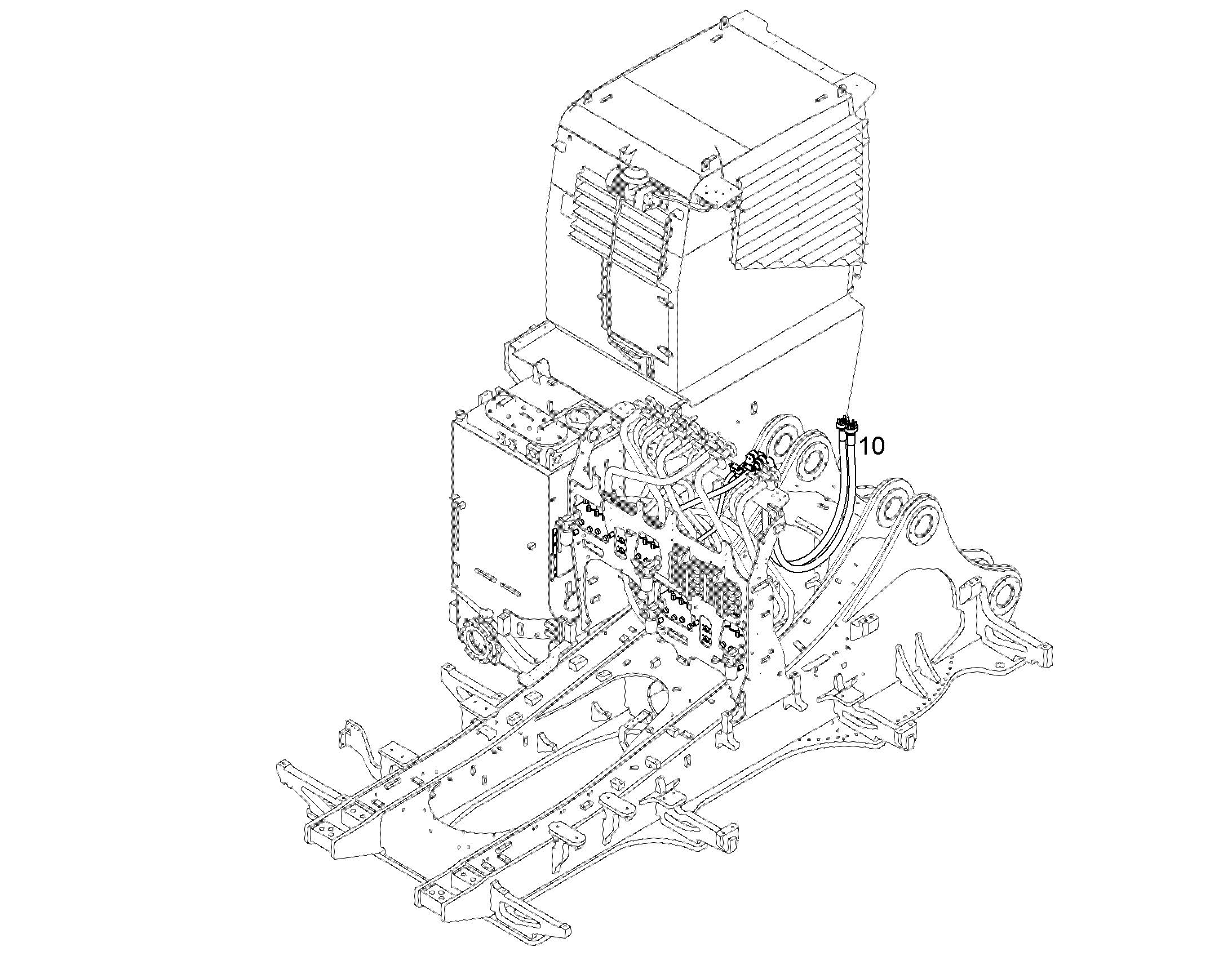 ДООБОРУДОВАНИЕ ОТКИДНОЙ КОВШ 11477849 LIEBHERR