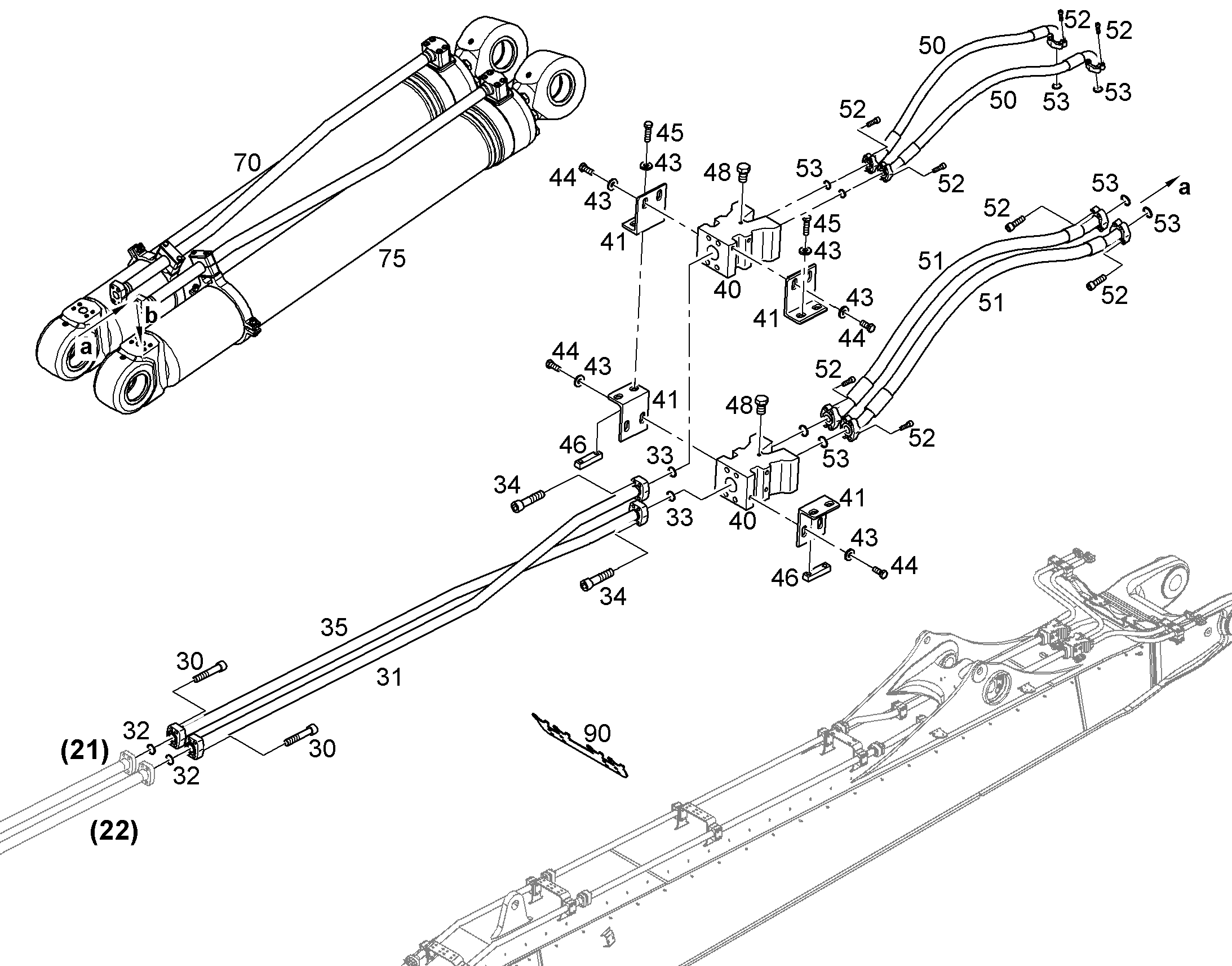 ЗАЩ.ТРУБЫ ЦИЛ.РУК. 11856980 LIEBHERR
