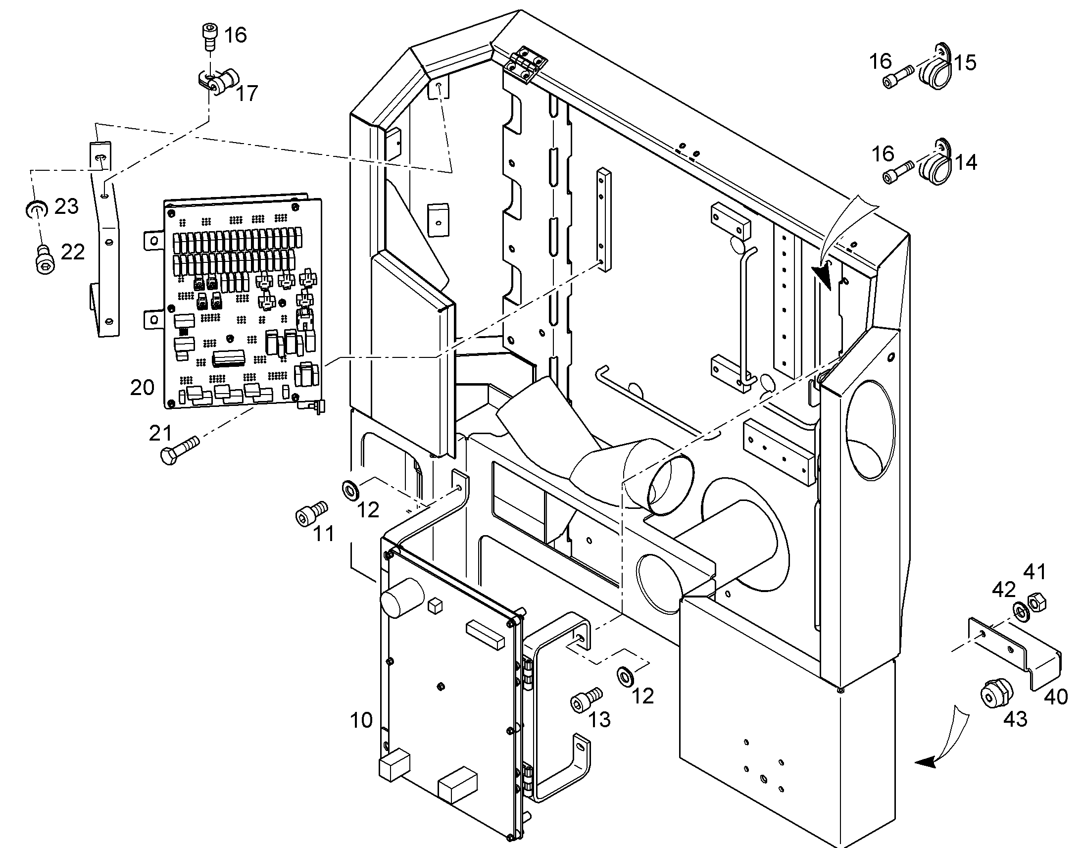 ПЛАТЫ В СБОРЕ 12195858 LIEBHERR