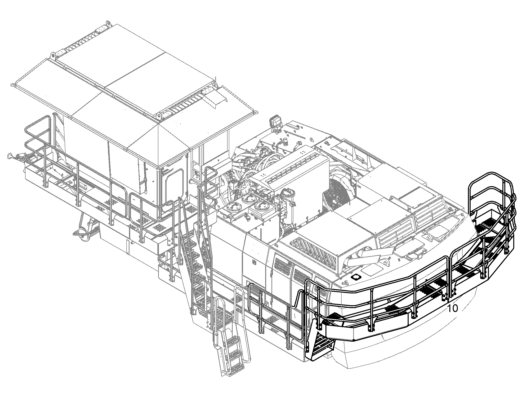 CATWALK COUNTERWEIGHT 11858972 LIEBHERR
