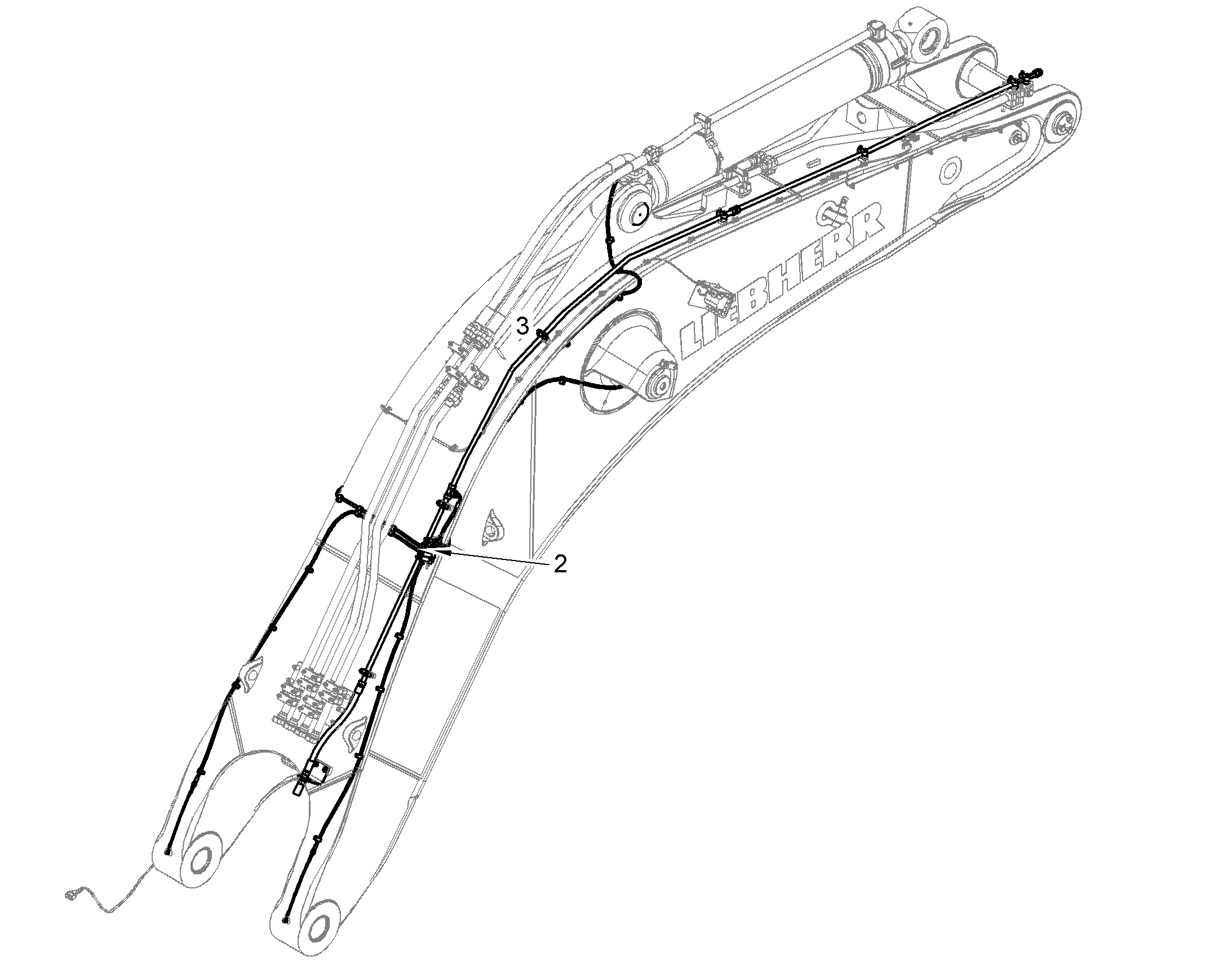 СТОПОРНАЯ ТЯГА TELEFLEX 11852672 LIEBHERR