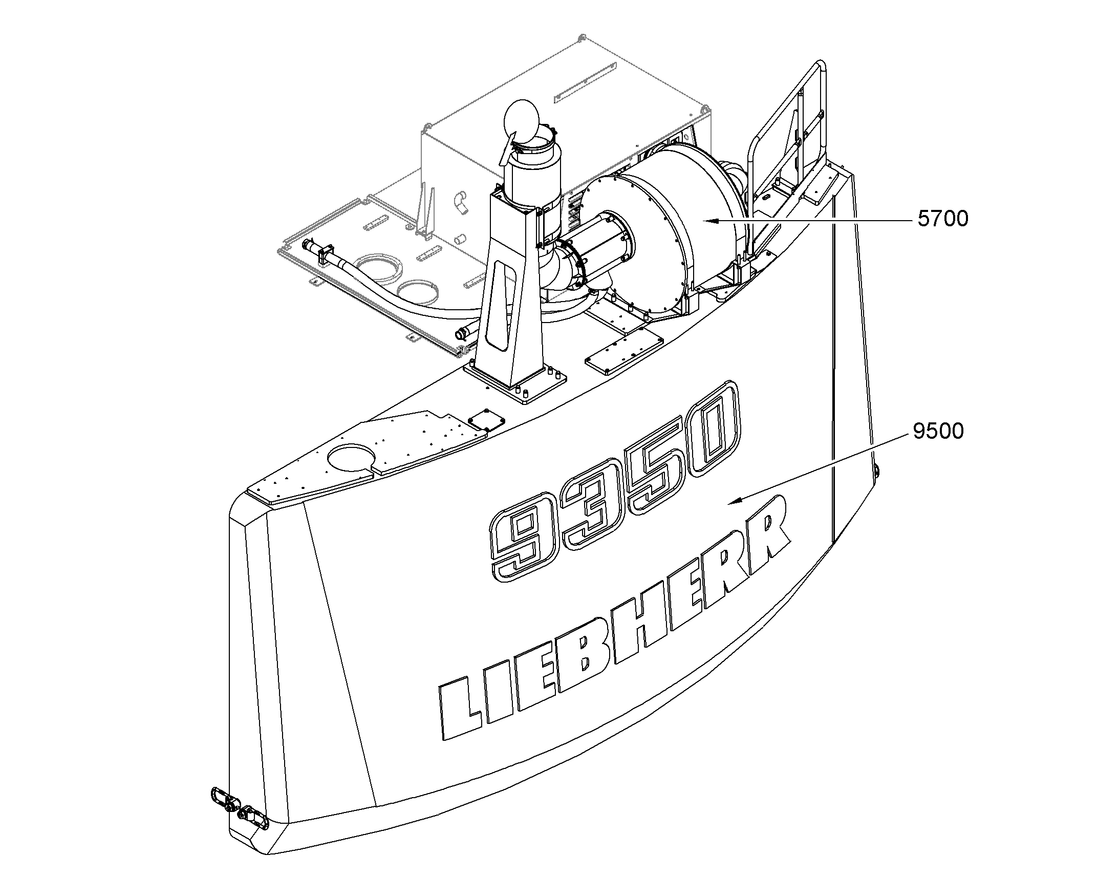 ВЫХЛОПНАЯ СИСТЕМА 11858355 LIEBHERR