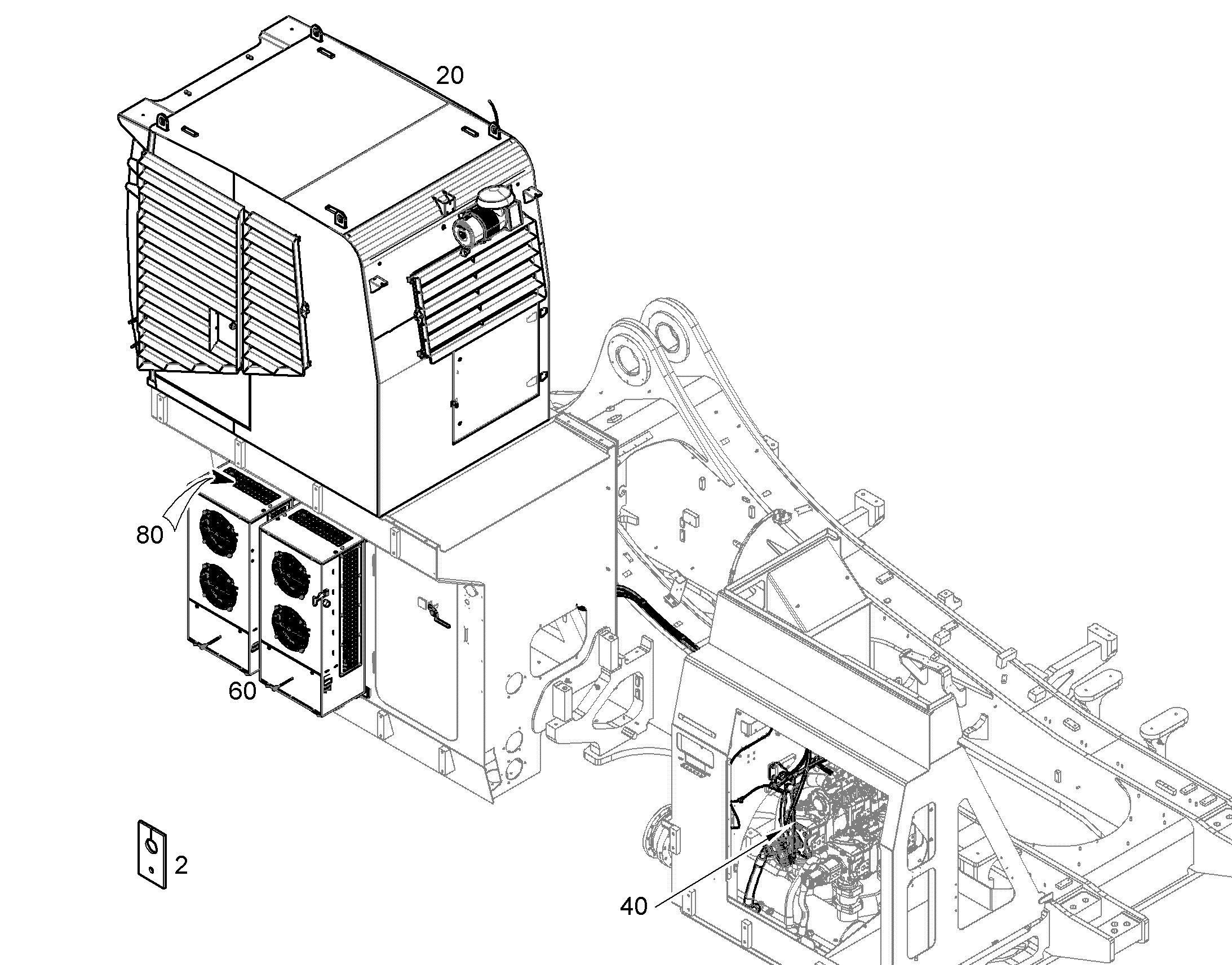 ЭЛЕКТРОУСТАНОВКА КОНДИЦИОНЕРА 11856319 LIEBHERR