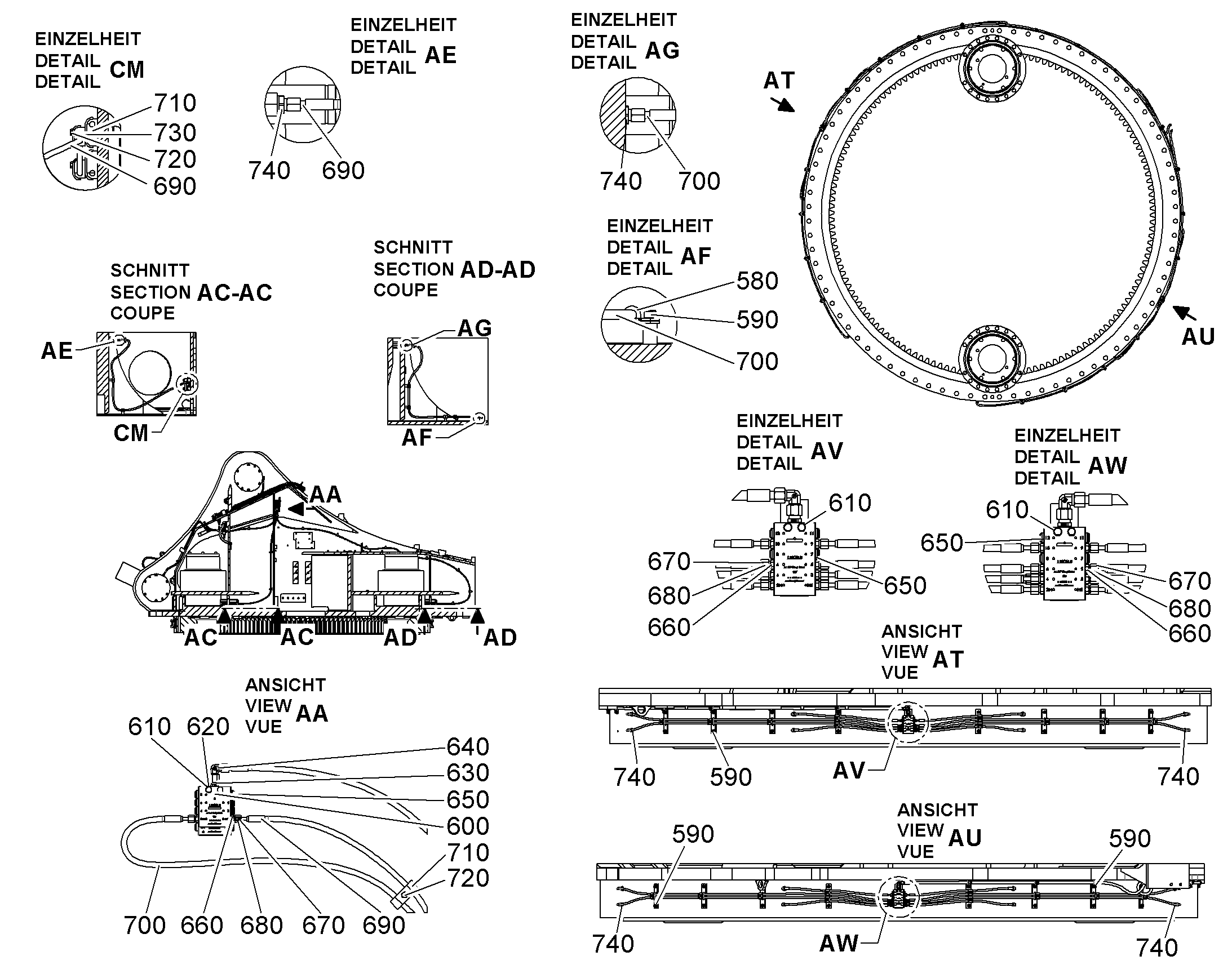 СКОБА ДЛЯ КРЕПЛЕНИЯ ТРУБЫ 11838523 LIEBHERR