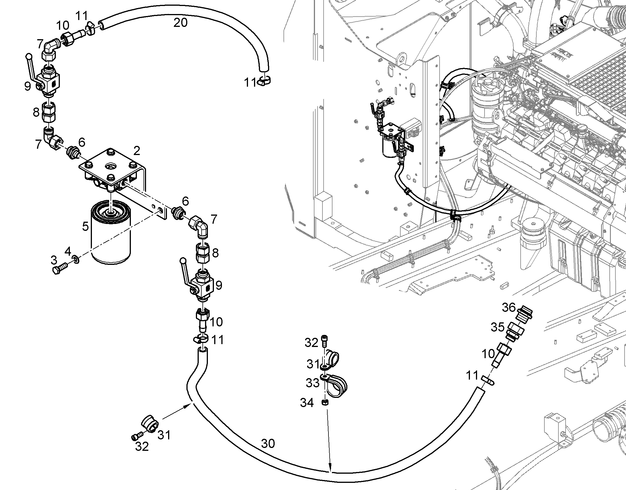ДЕРЖАТЕЛЬ ФИЛЬТРА 11827905 LIEBHERR