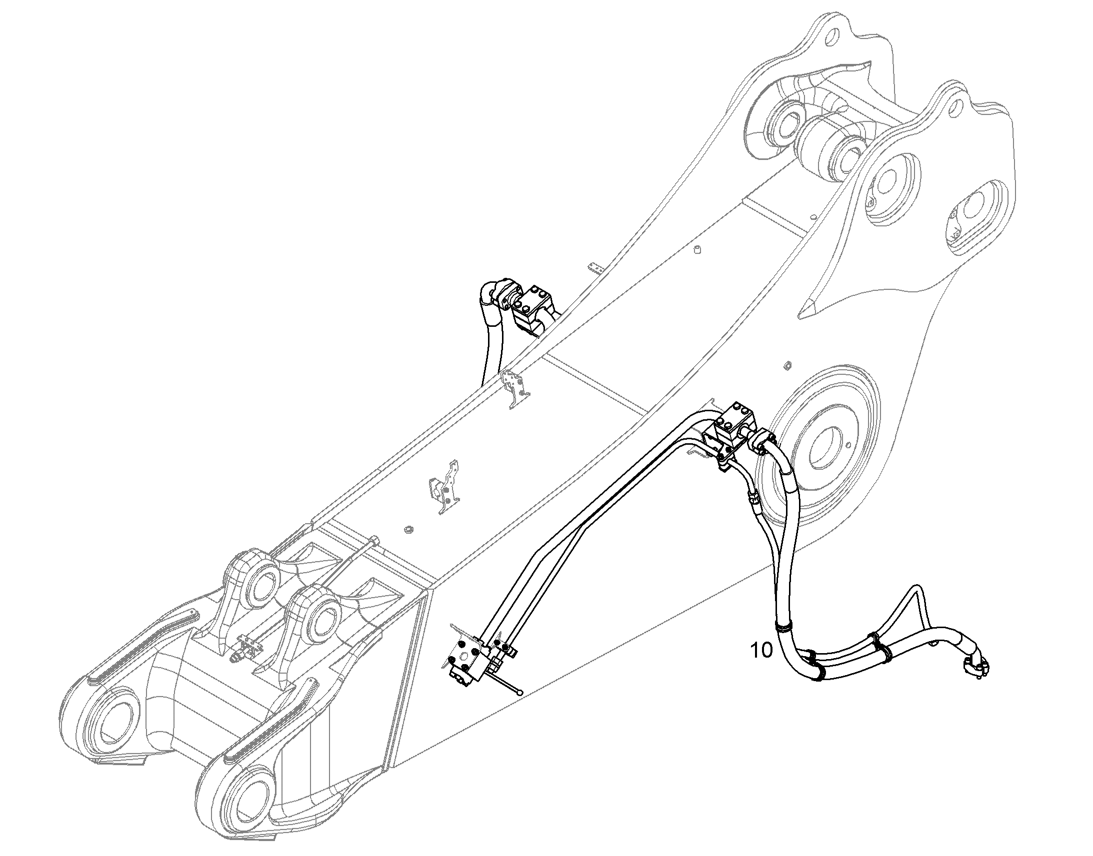ПРОВОДКА МОНТАЖ AHS 11474257 LIEBHERR