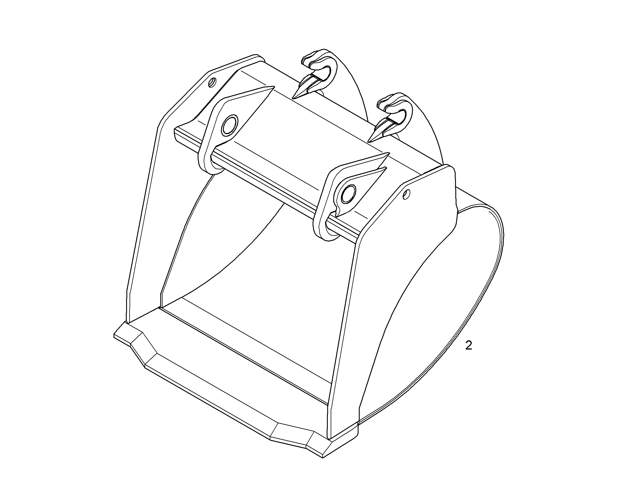 ЛОПАТА ОБРАТНАЯ 11853164 LIEBHERR