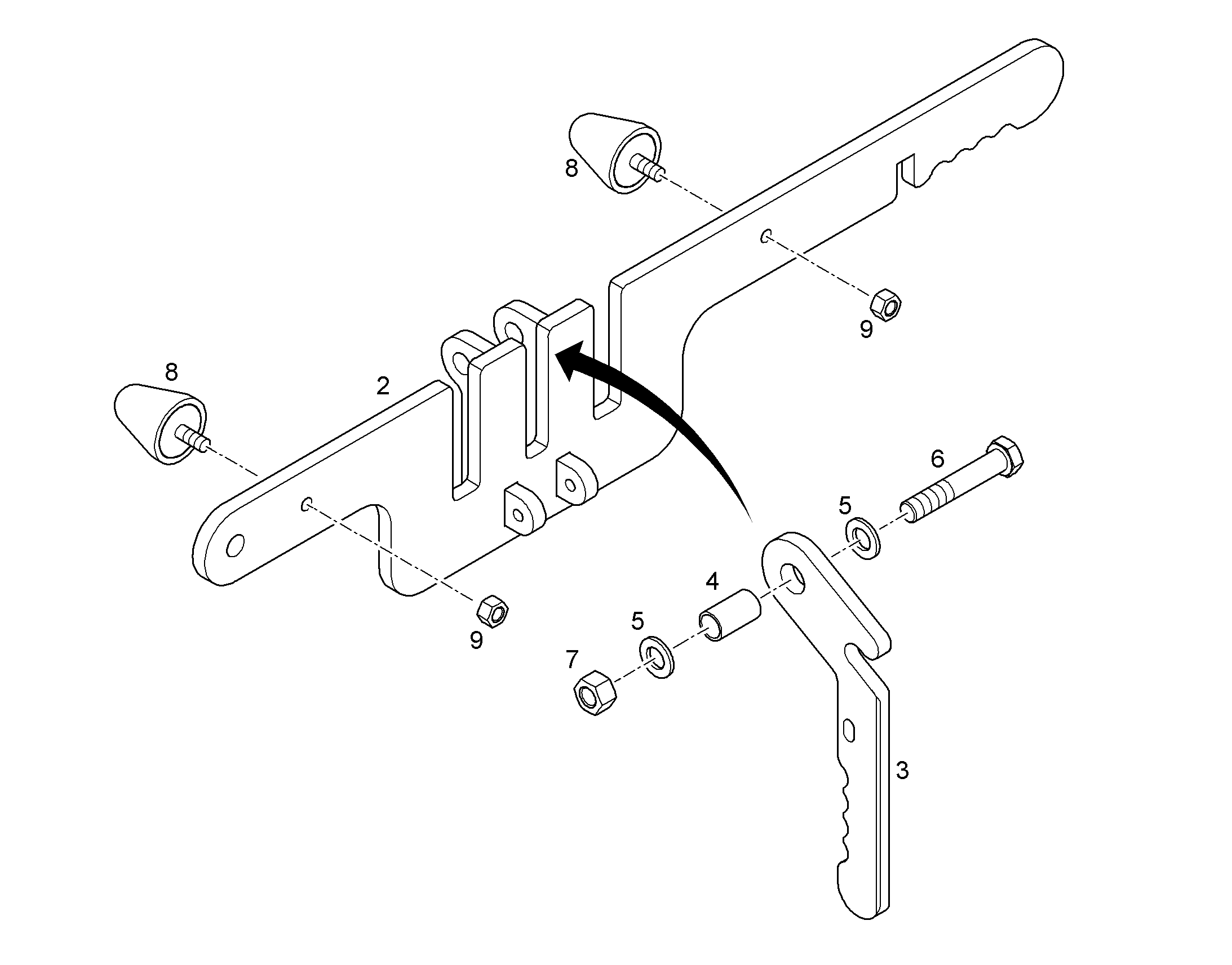 РУЧКА 11853712 LIEBHERR