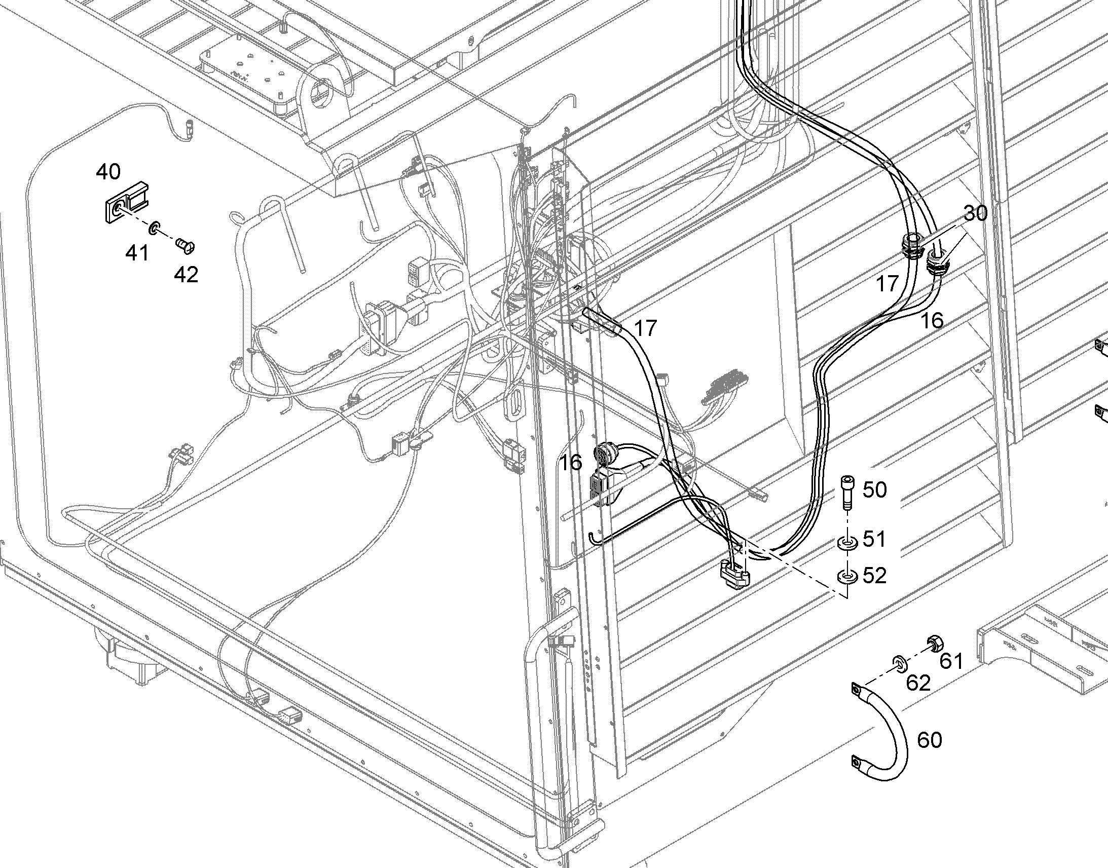 КОМПЛЕКТ КАБЕЛЕЙ 10829986 LIEBHERR