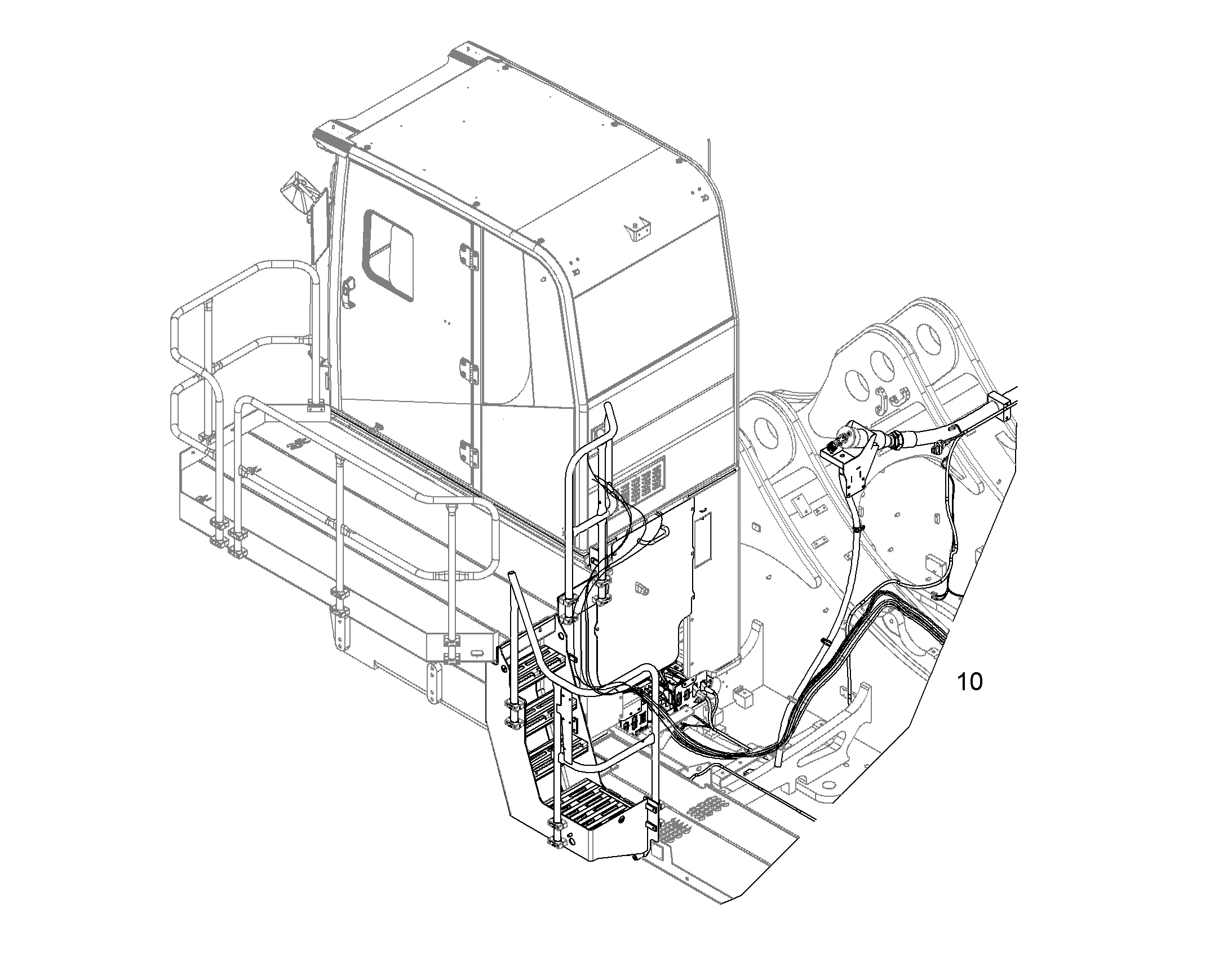 ВОЗВЫШЕНИЕ КАБИНЫ 1200 MM 11858277 LIEBHERR