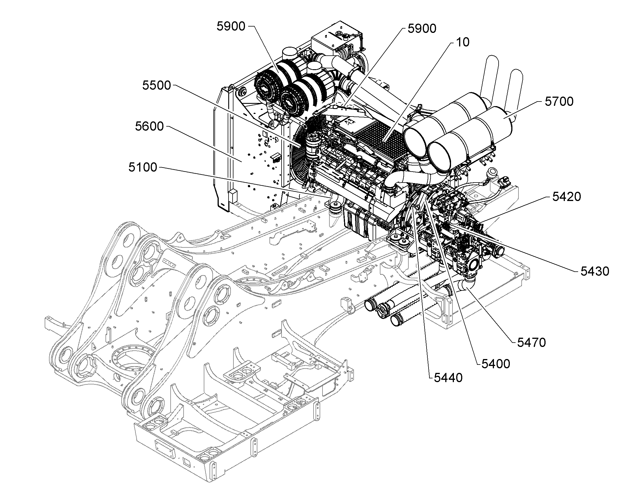 ВЫХЛОПНАЯ СИСТЕМА 12185598 LIEBHERR
