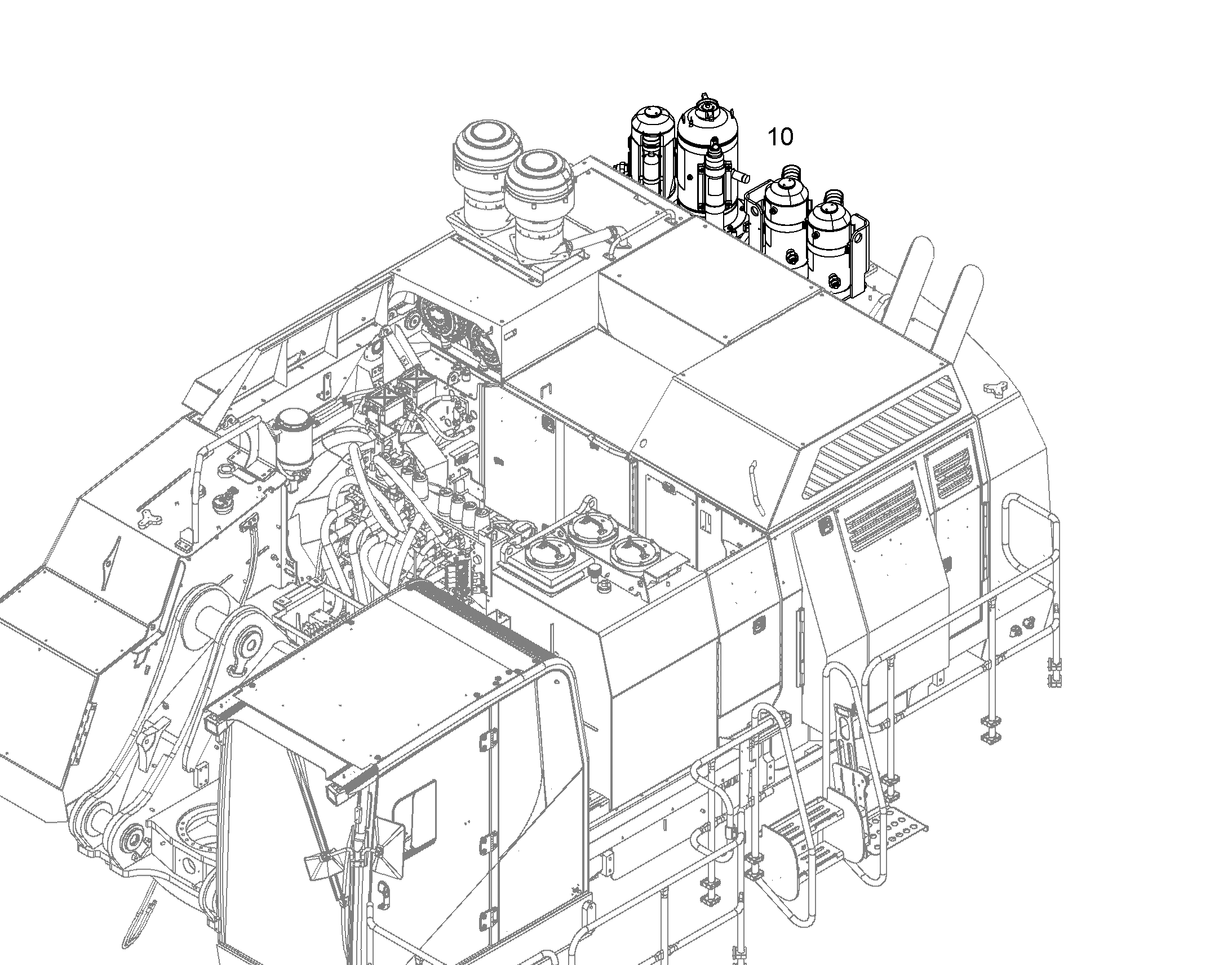 ПОЖАРНАЯ СИСТЕМА.ПЕНА+ПОРОШОК 1132 11857544 LIEBHERR