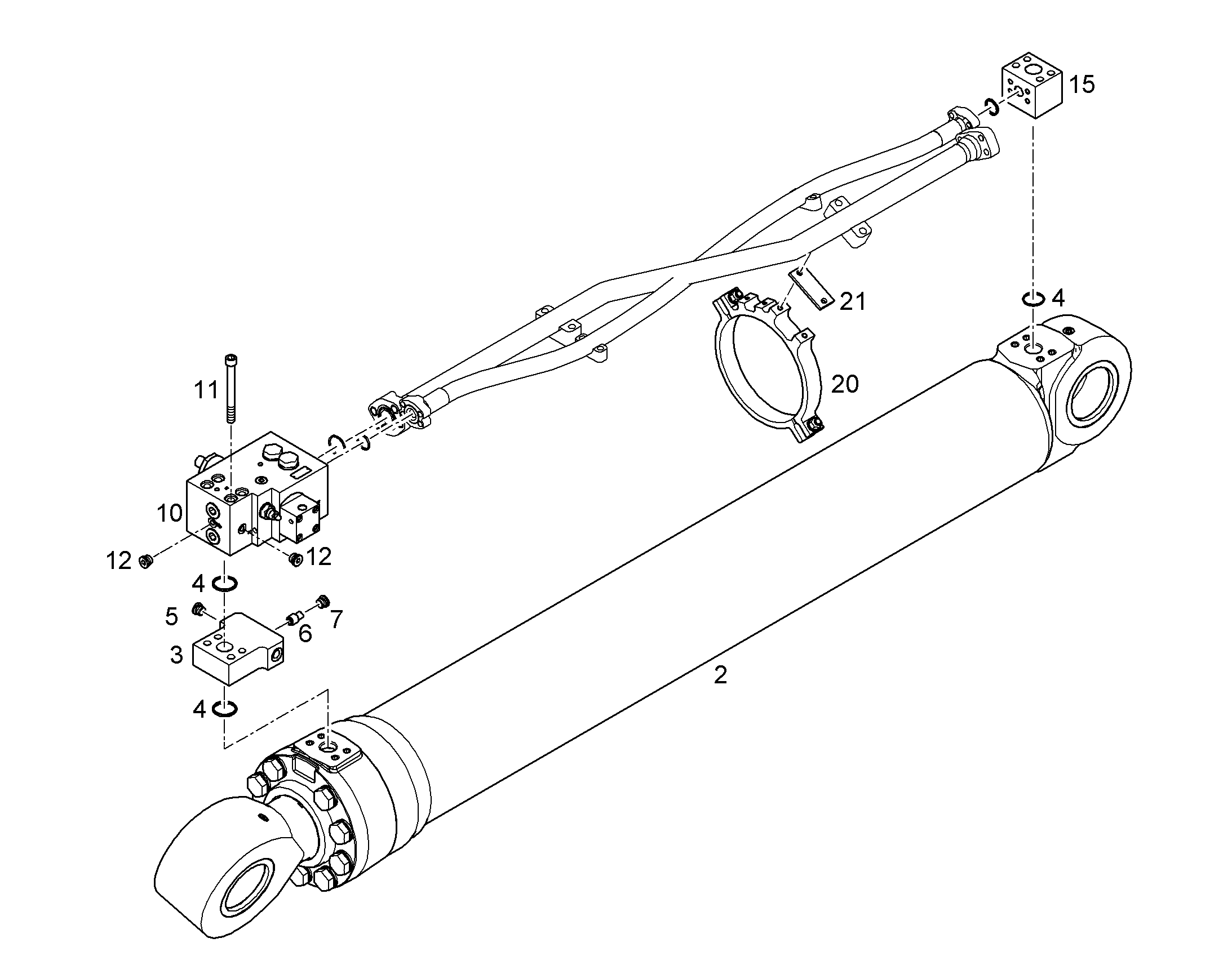 КЛАПАН ПРЕДОХРАНИТЕЛЬНЫЙ 11829182 LIEBHERR