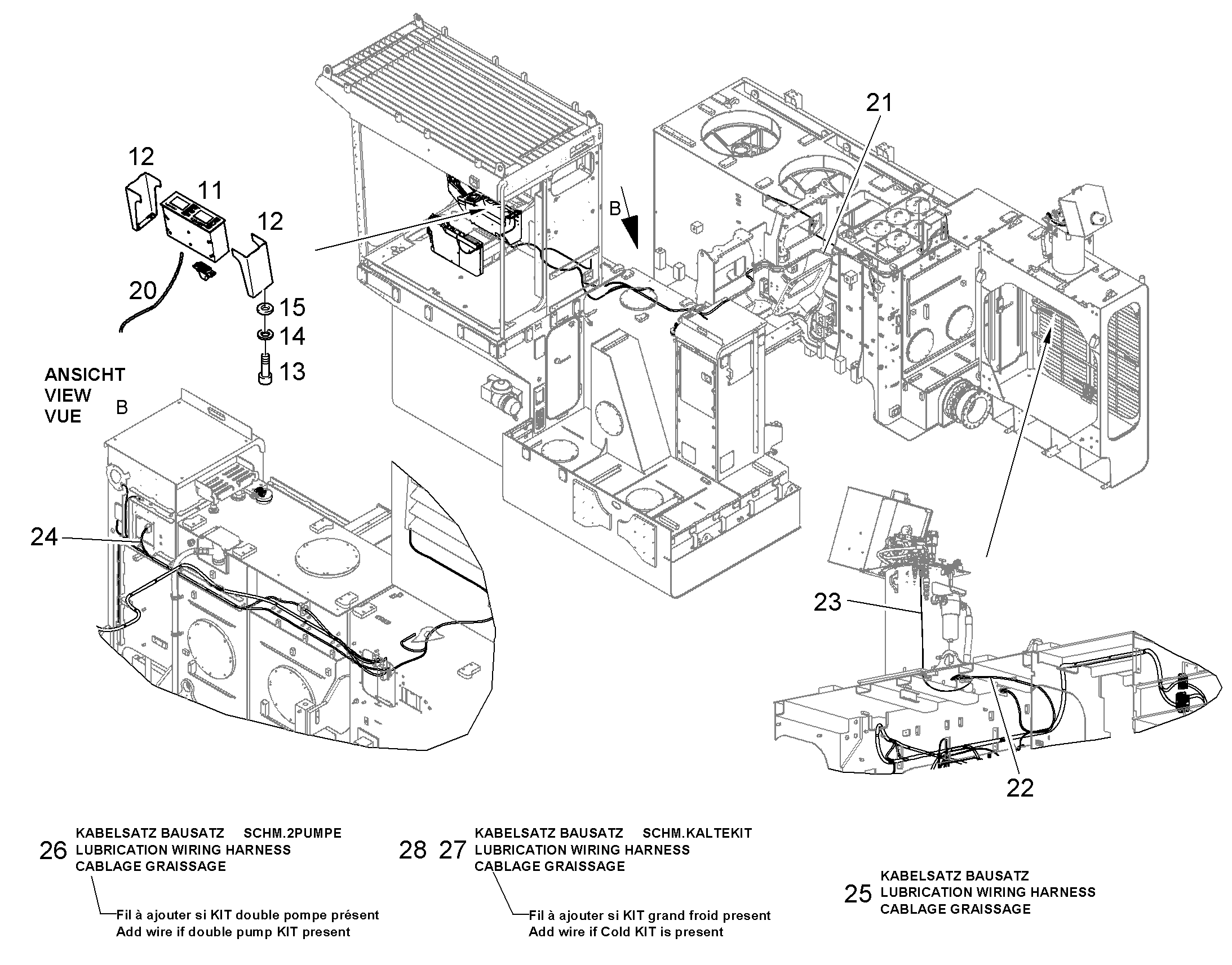 ЖГУТ КАБЕЛЕЙ ДОПОЛНИТЕЛЬНЫЙ 12191024 LIEBHERR