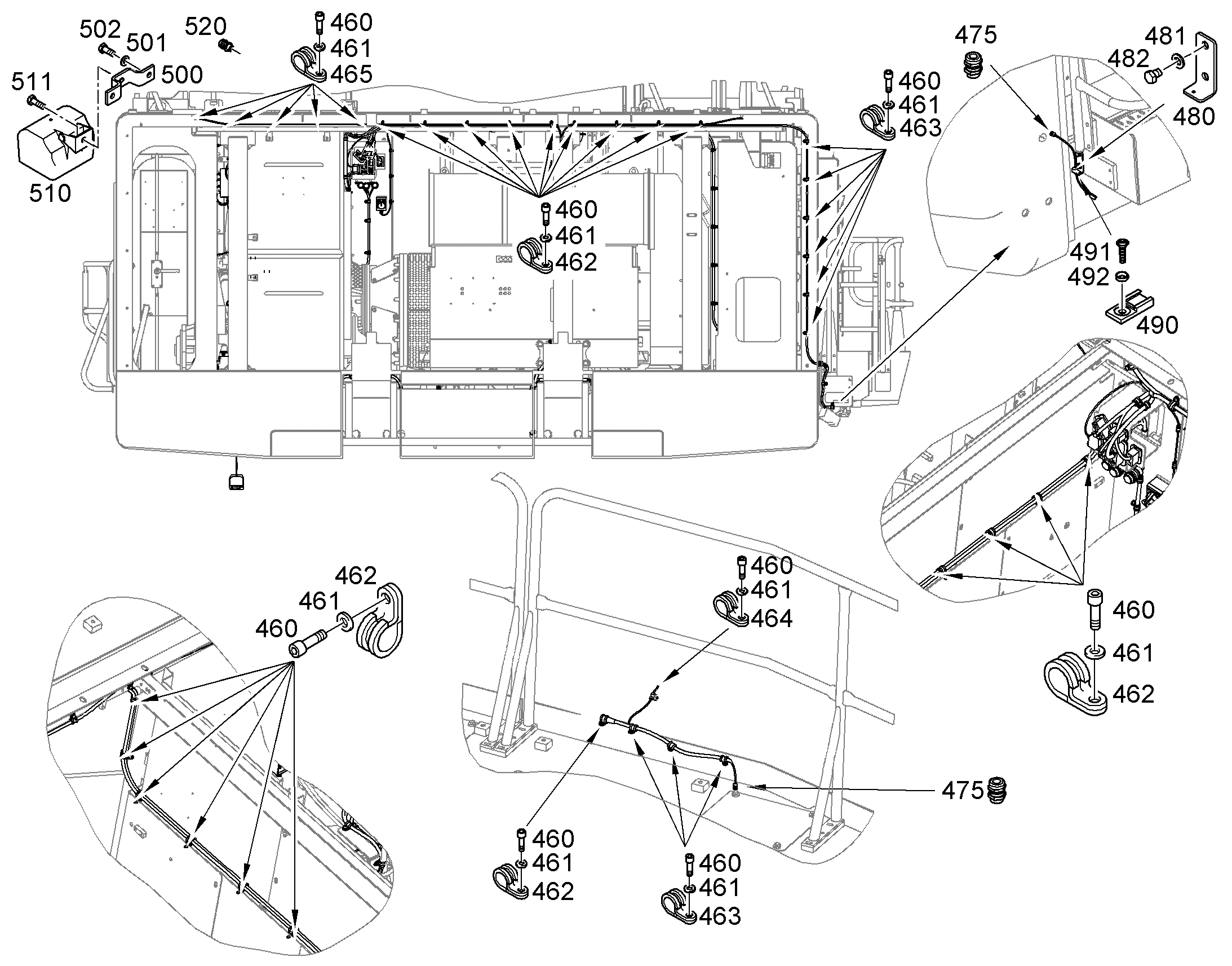ЩИТОК С ФАСКОЙ 11855592 LIEBHERR