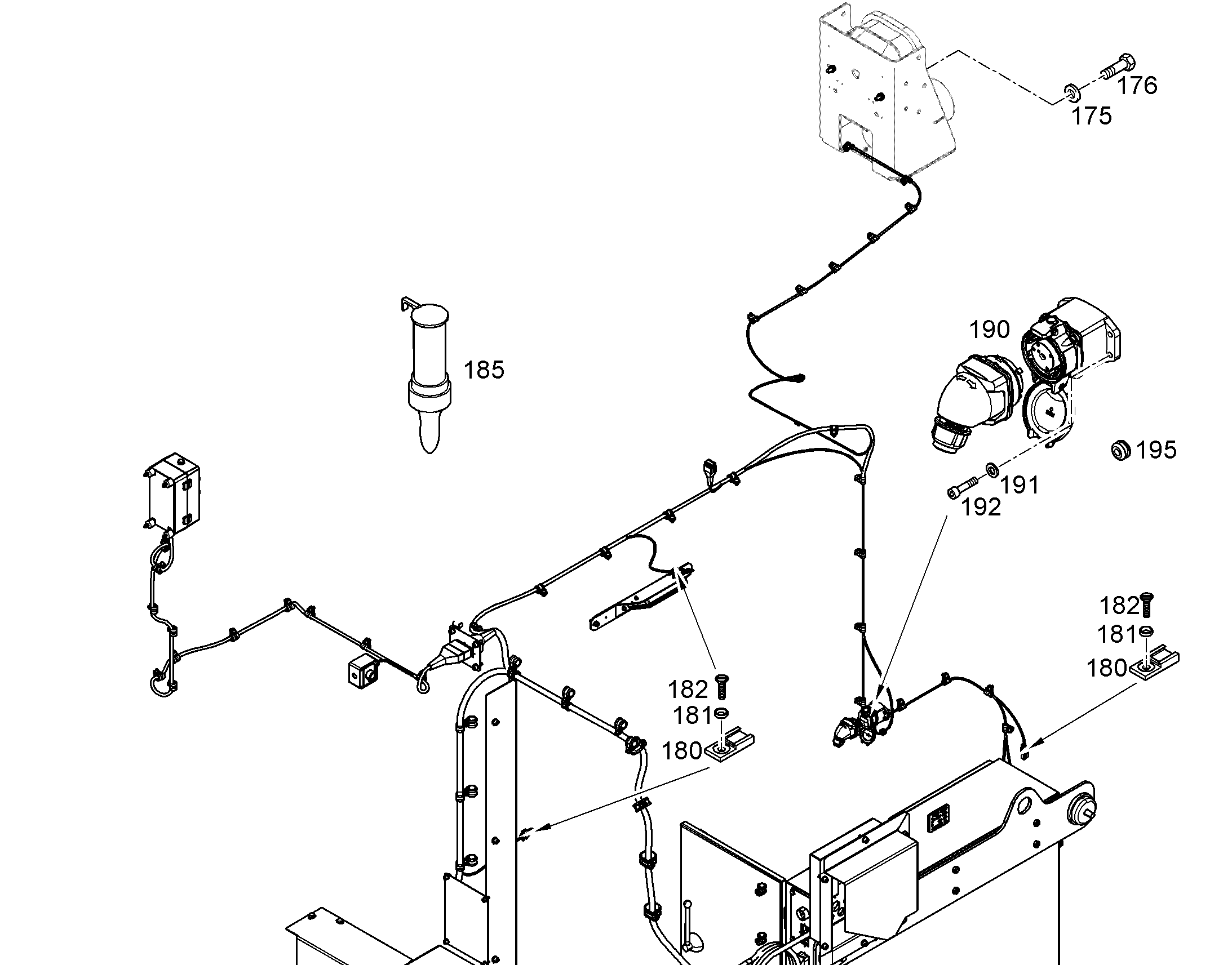 КОННЕКТОР 24VDC/30A 12183927 LIEBHERR