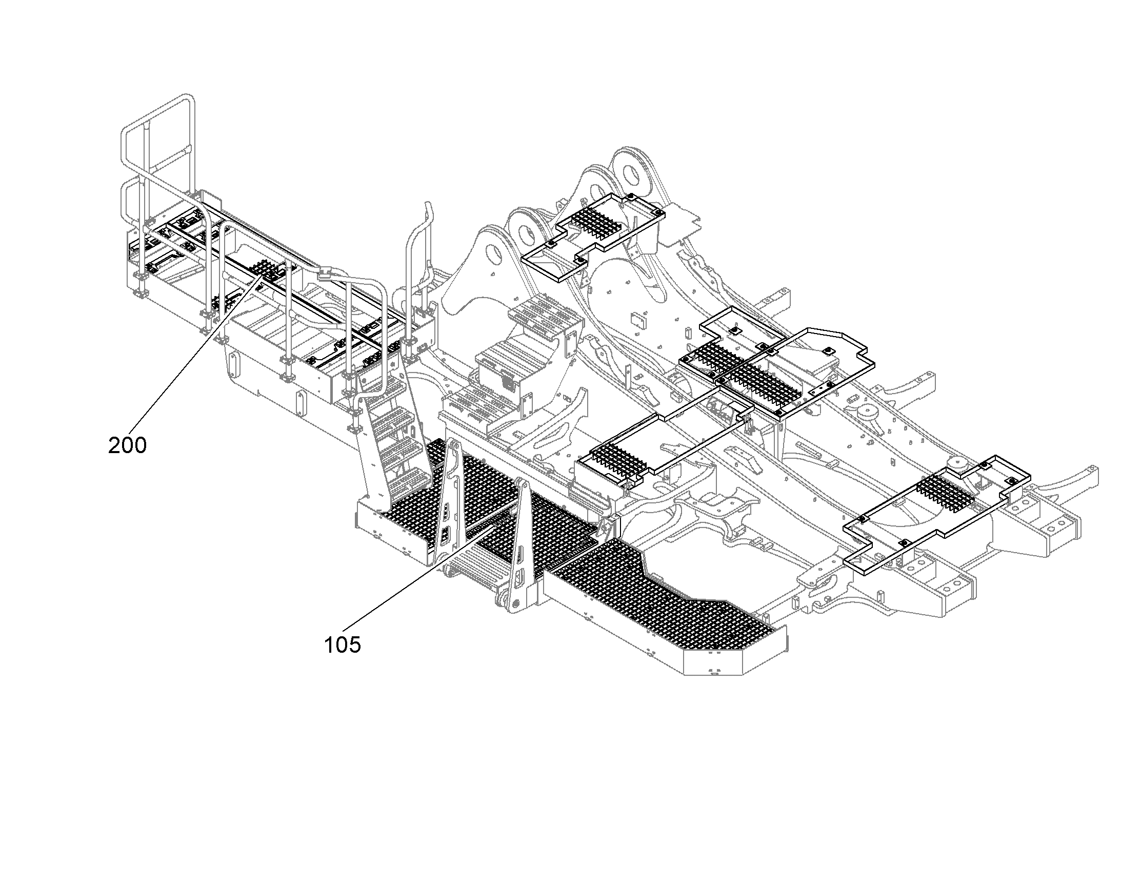 ПРОХОДНАЯ ПЛОЩАДКА ПОВОРОТНОЙ 11851122 LIEBHERR
