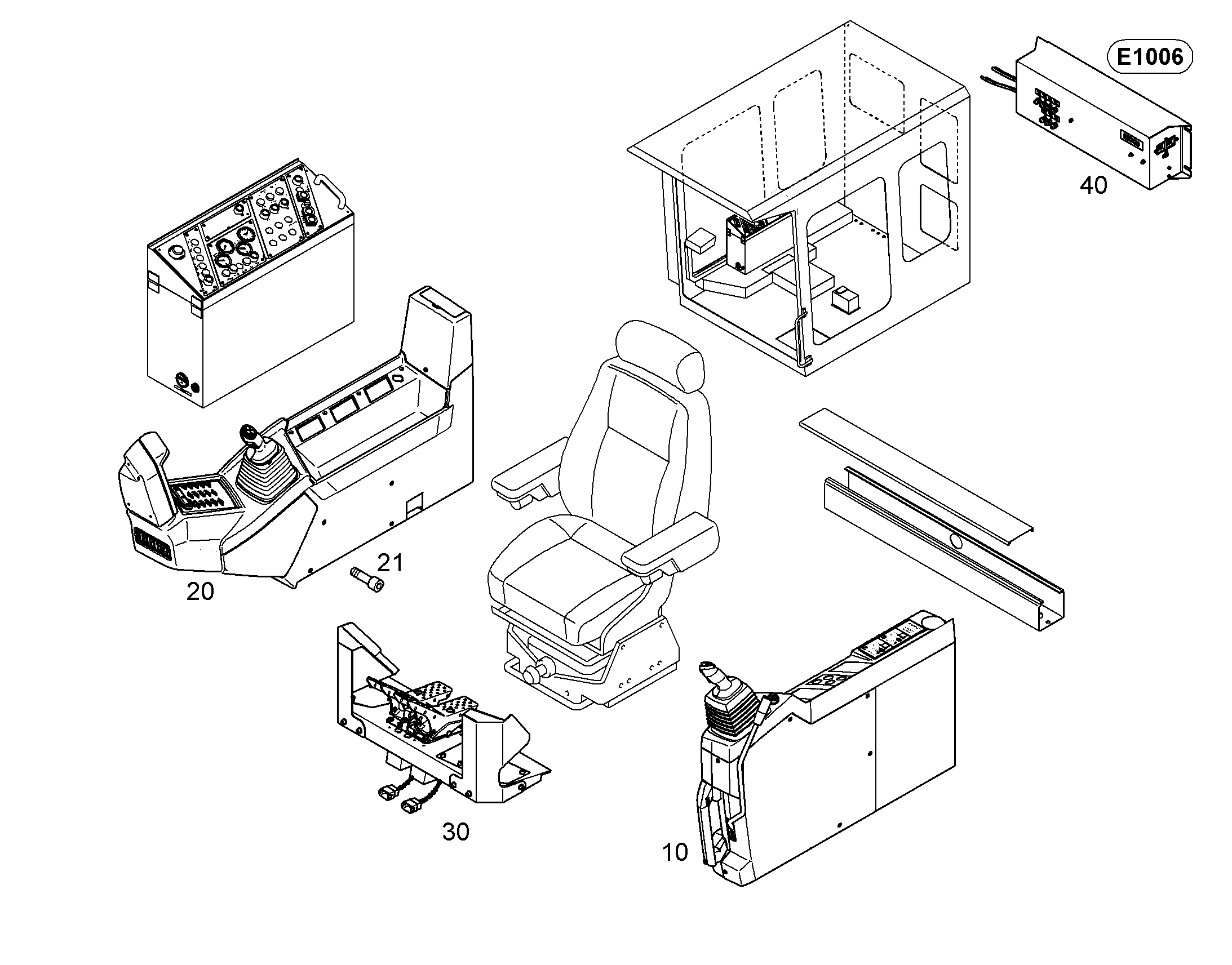 ПОДЛОКОТНИК ЛЕВЫЙ 11852013 LIEBHERR
