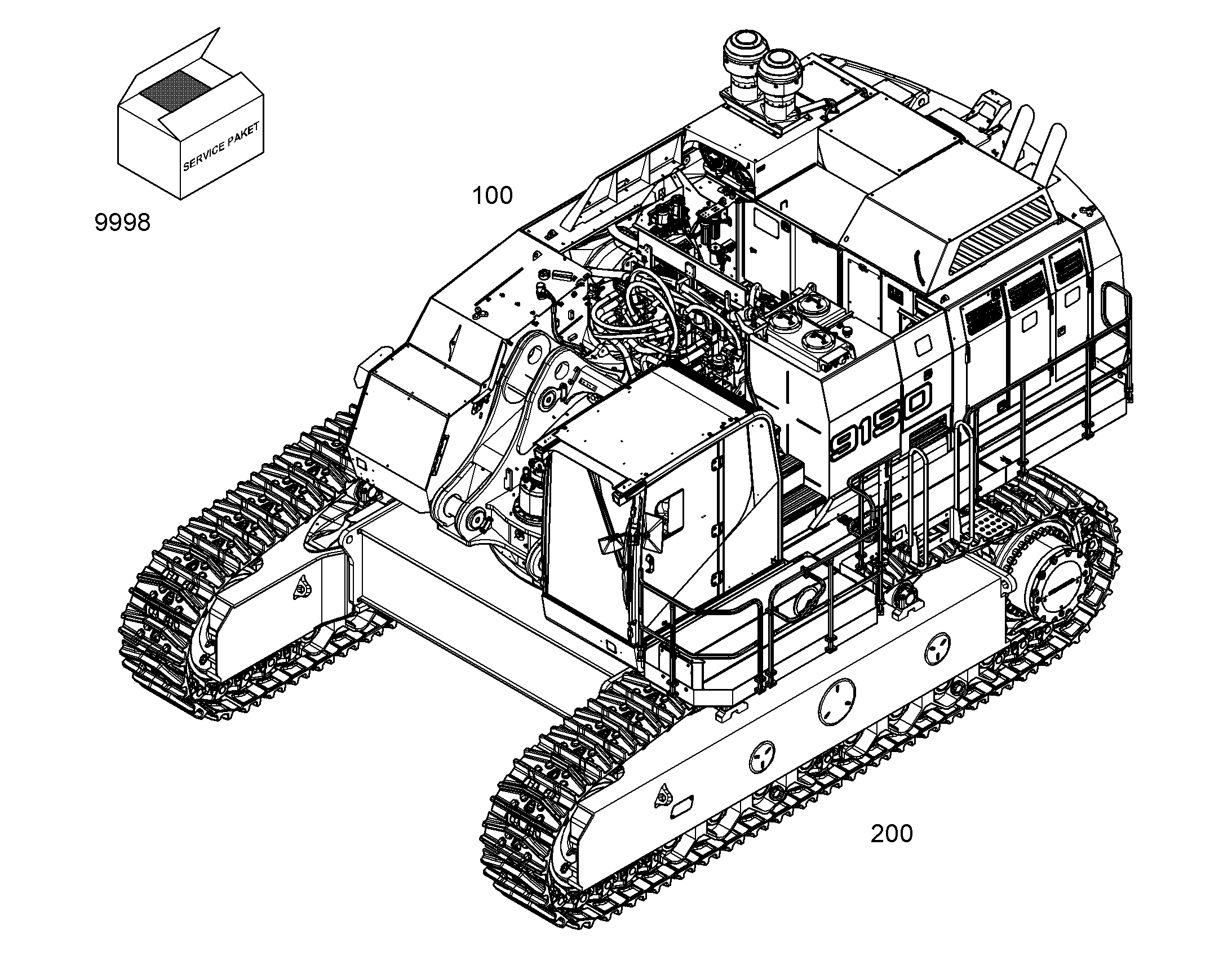 ШАССИ, КОМПЛЕКТ 13340720 LIEBHERR