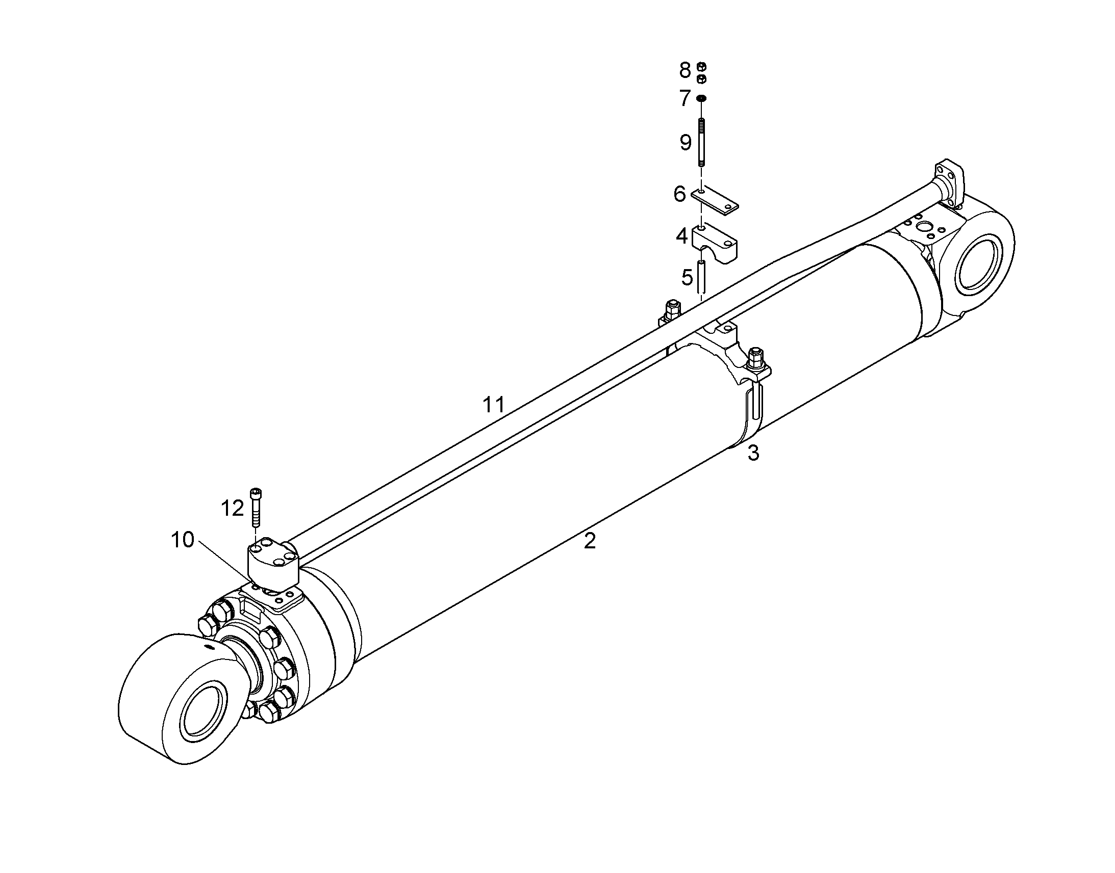 СКОБА 11855925 LIEBHERR