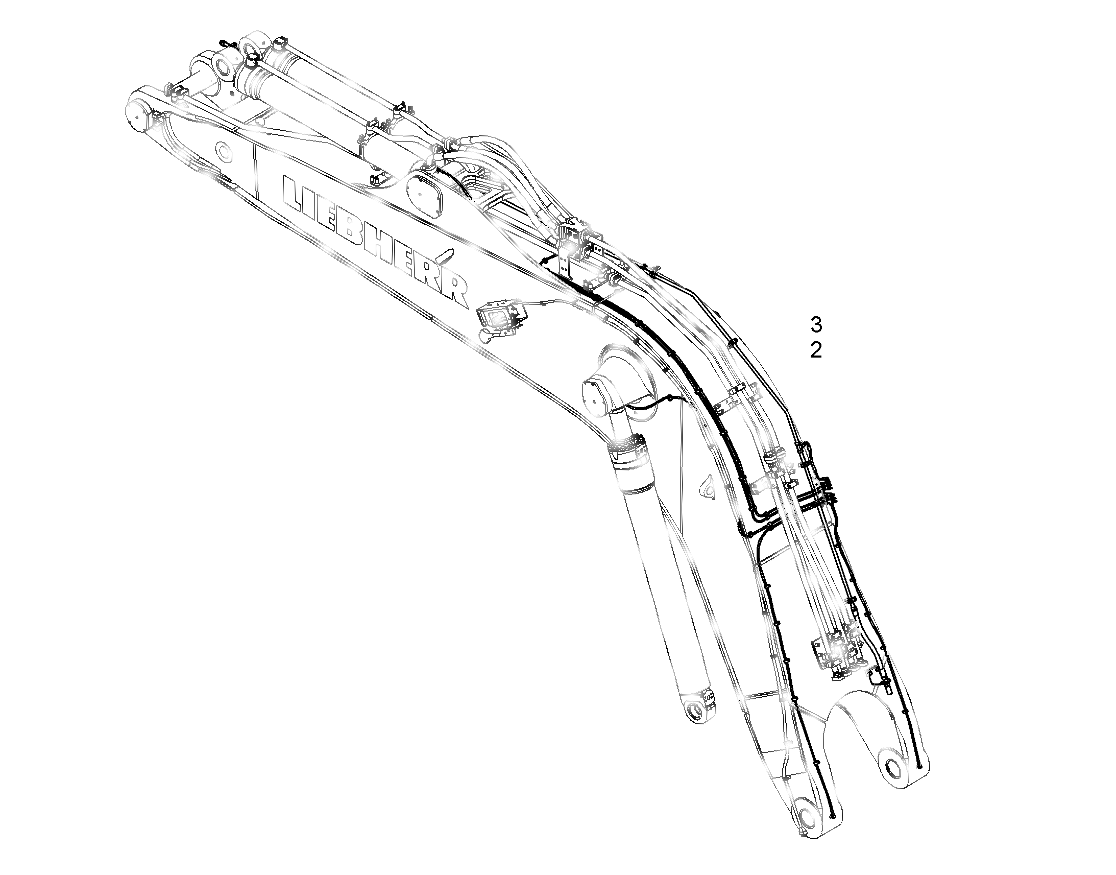 СТОПОРНАЯ ТЯГА TELEFLEX 12180774 LIEBHERR