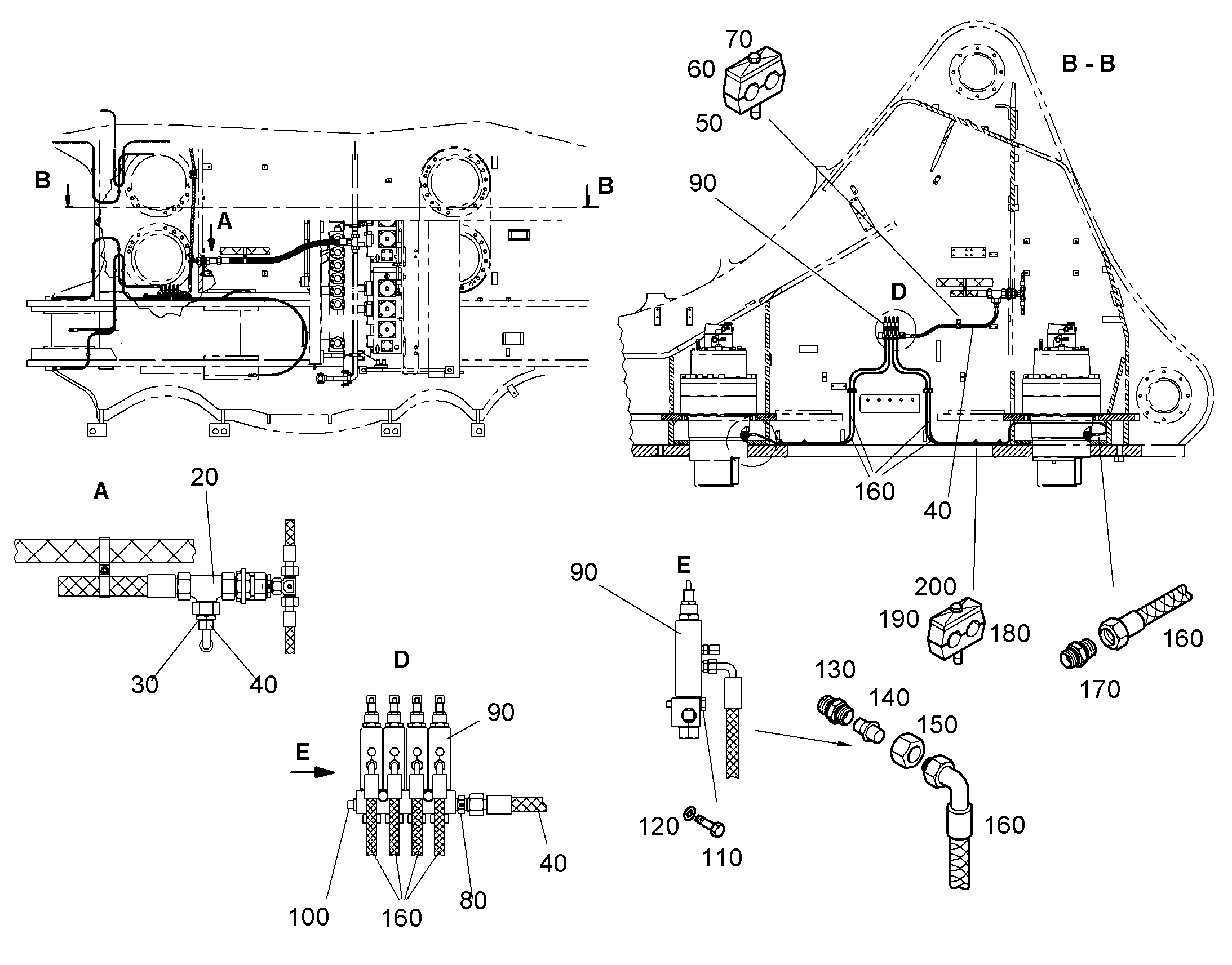 ШЛАНГ 10X1050 11837022 LIEBHERR