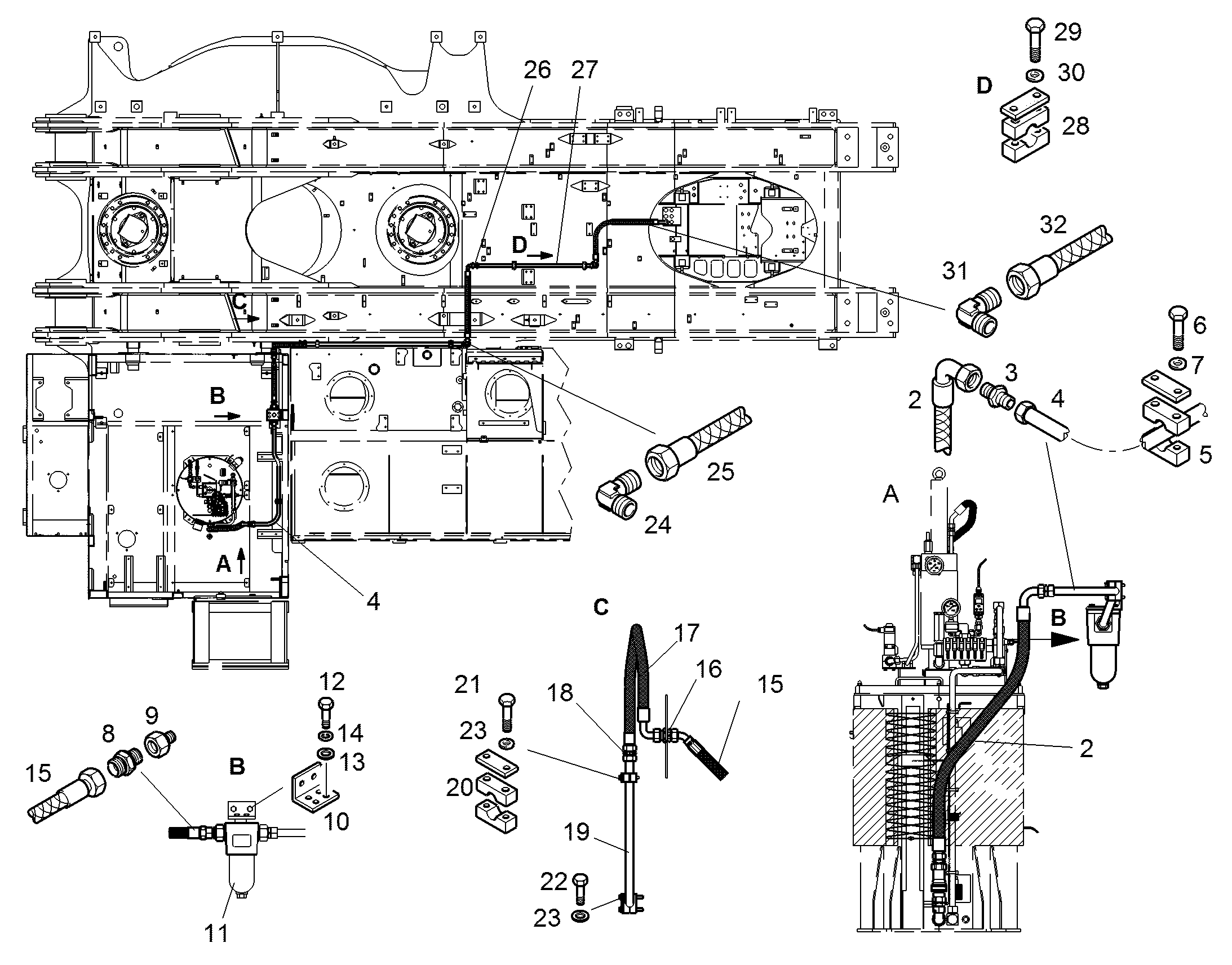 ТРУБА 10054565 LIEBHERR