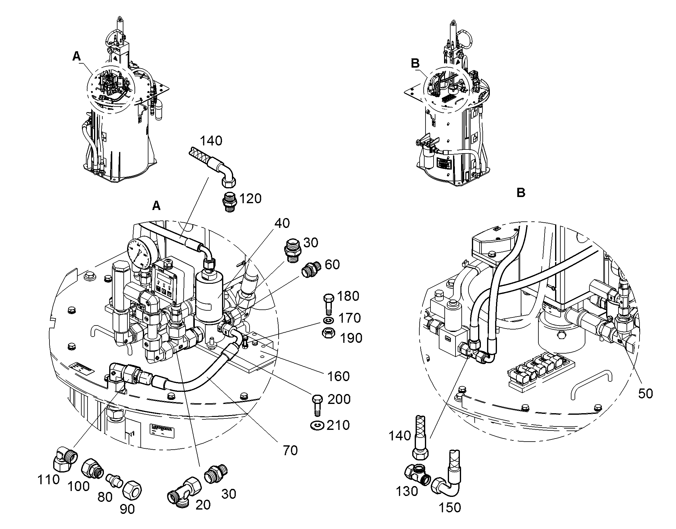 ГАЙКА 6И-ГРАННАЯ 12242123 LIEBHERR