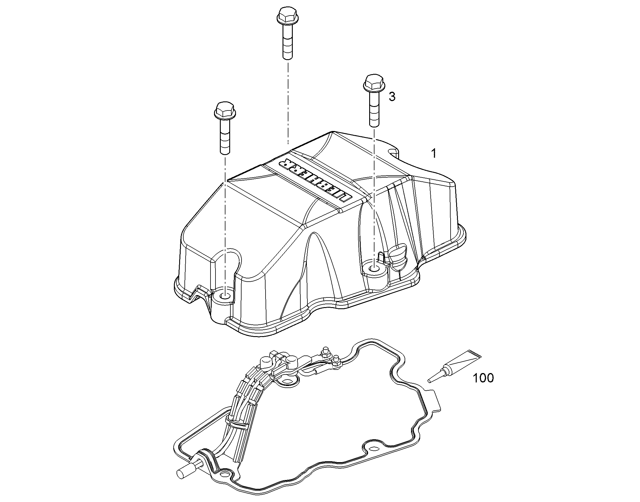 КРЫШКА ГОЛОВКИ ЦИЛИНДРА 12469626 LIEBHERR