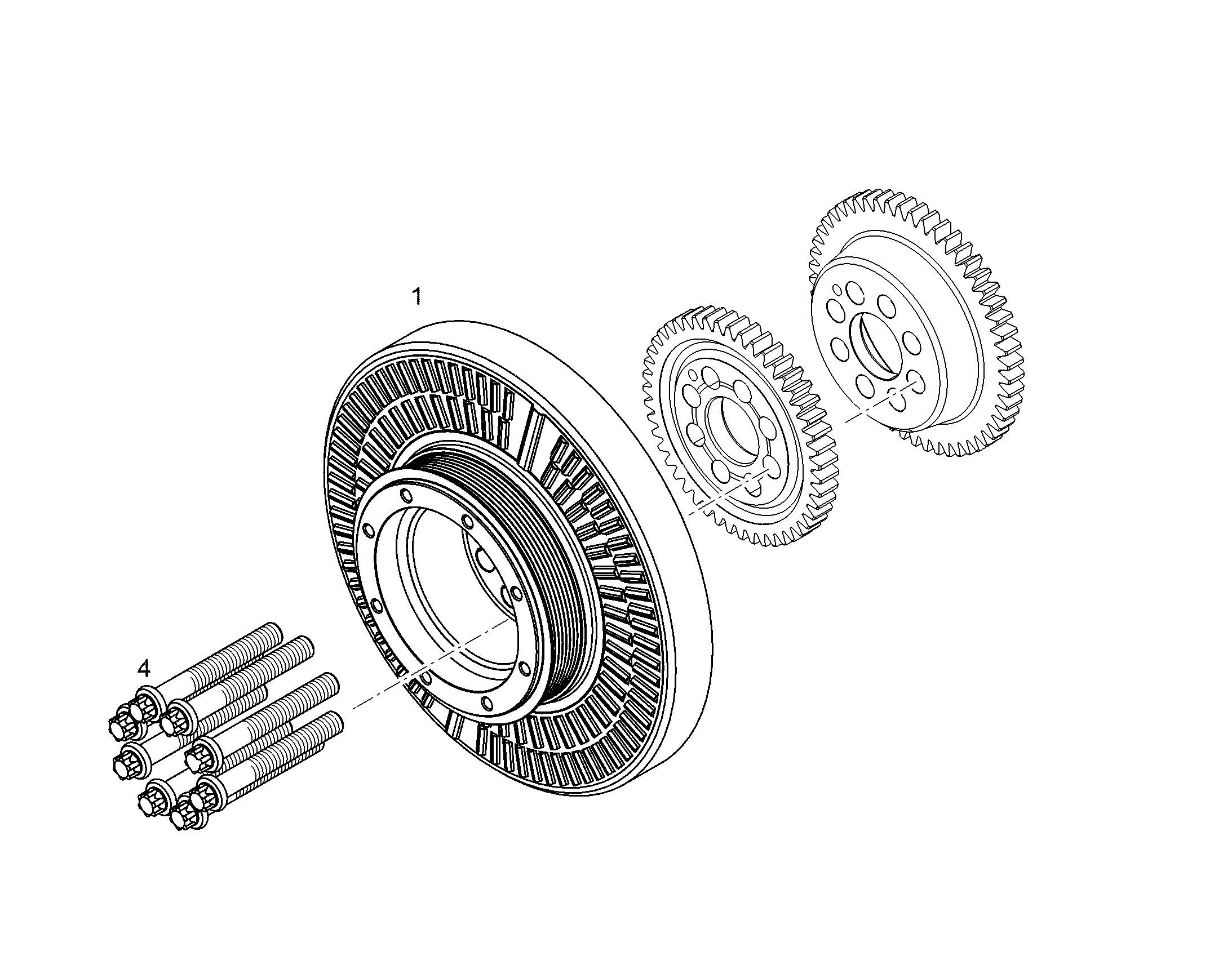 ВИНТ С ШЕСТИГРАННОЙ ГОЛОВКОЙ M16X1,5X117 32CrB4/10.9 ZNPH G 9077282 LIEBHERR
