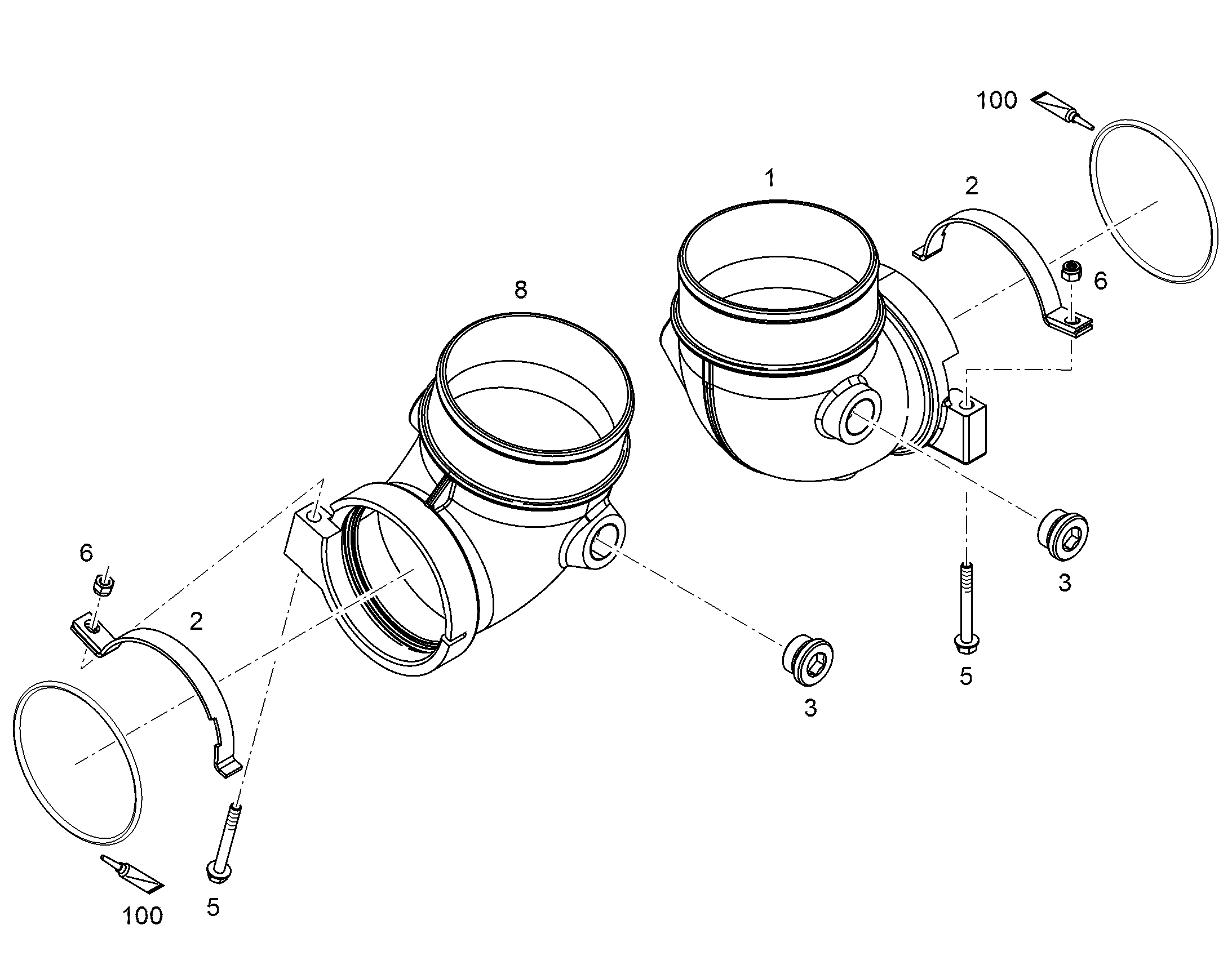 СКОБА d=127 10131413 LIEBHERR