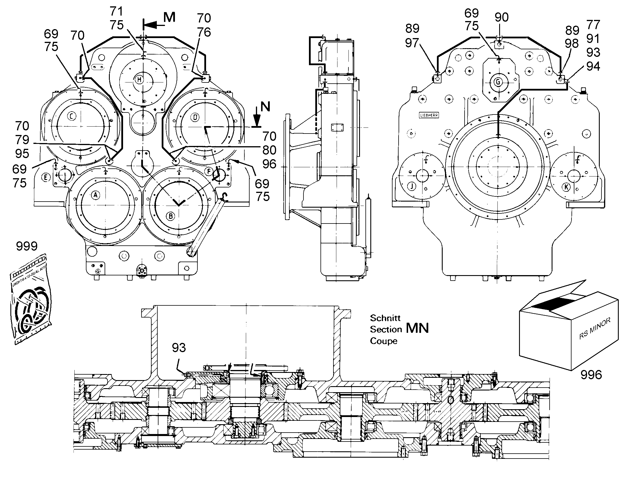 ФОРСУНКА СМЕННАЯ 5612306 LIEBHERR