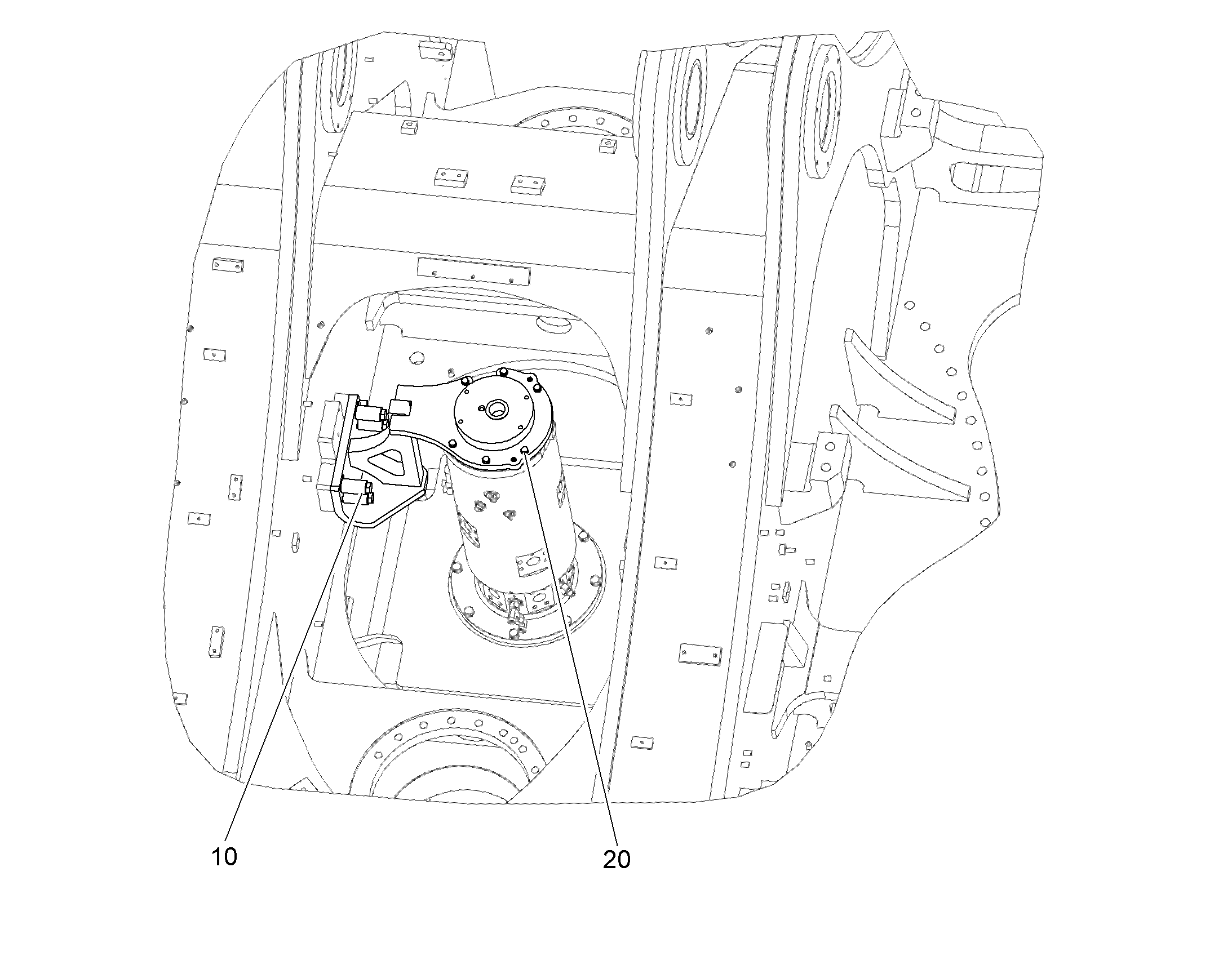 FIXING PARTS DRIVER 11859523 LIEBHERR