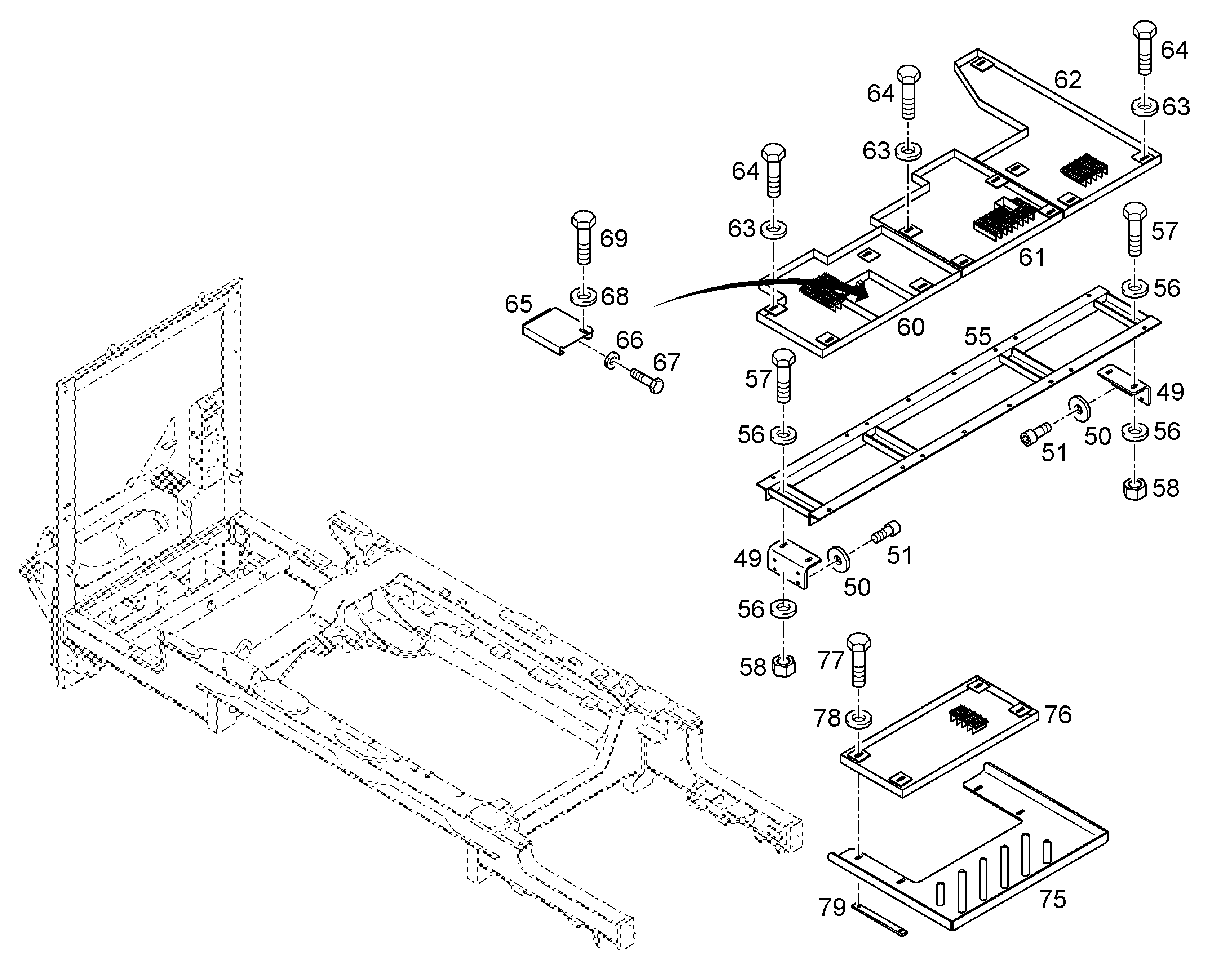 ПЛИТА РЕЗЬБОВАЯ 11070486 LIEBHERR