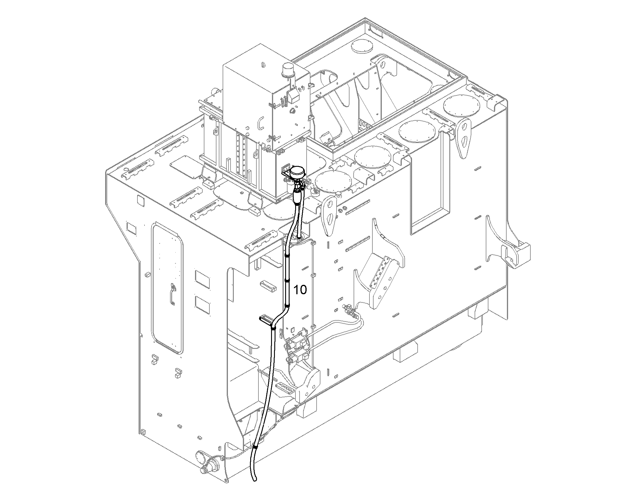 FUEL FILLING SYSTEM FUEL TANK 12192798 LIEBHERR