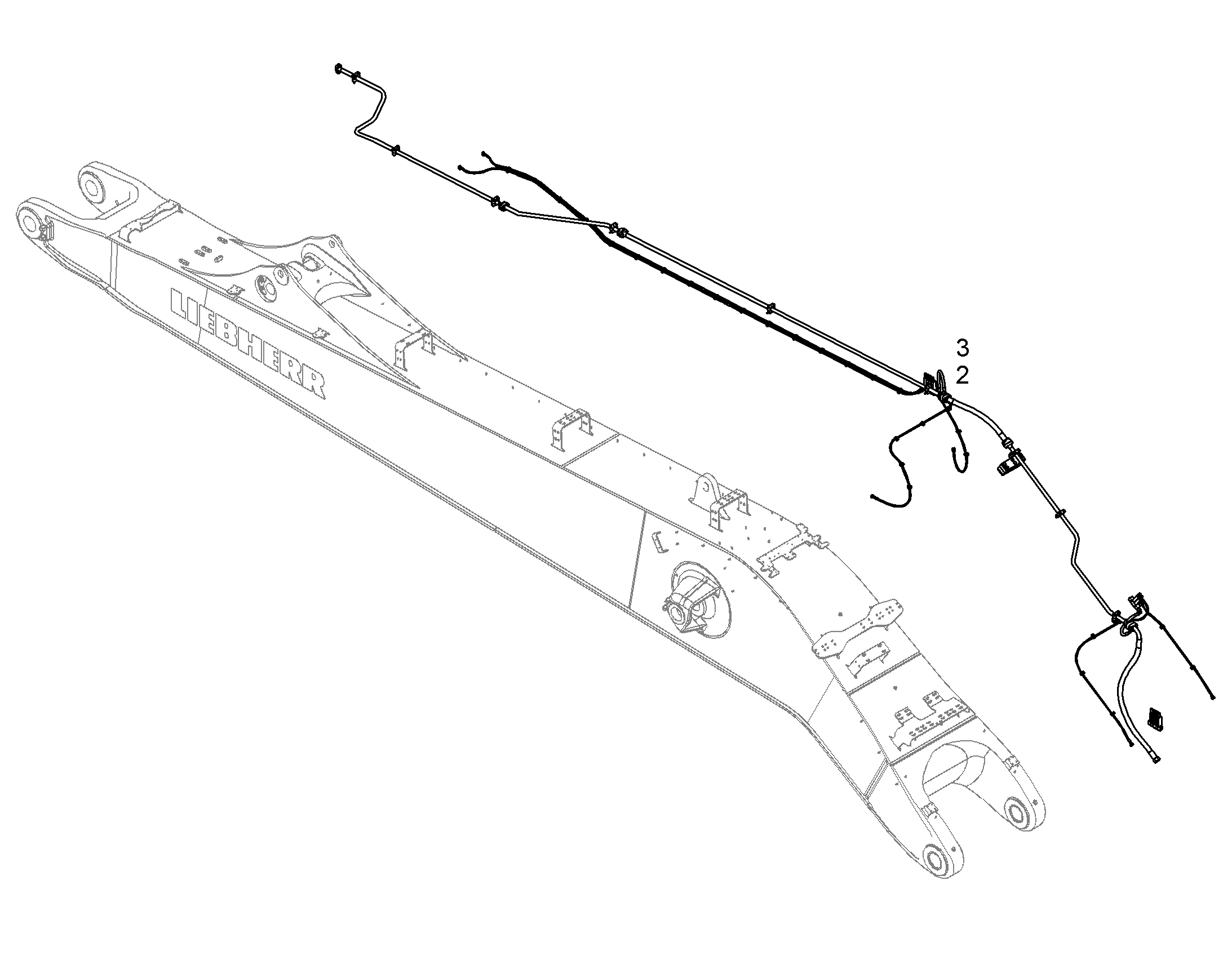 СТОПОРНАЯ ТЯГА TELEFLEX 12188295 LIEBHERR