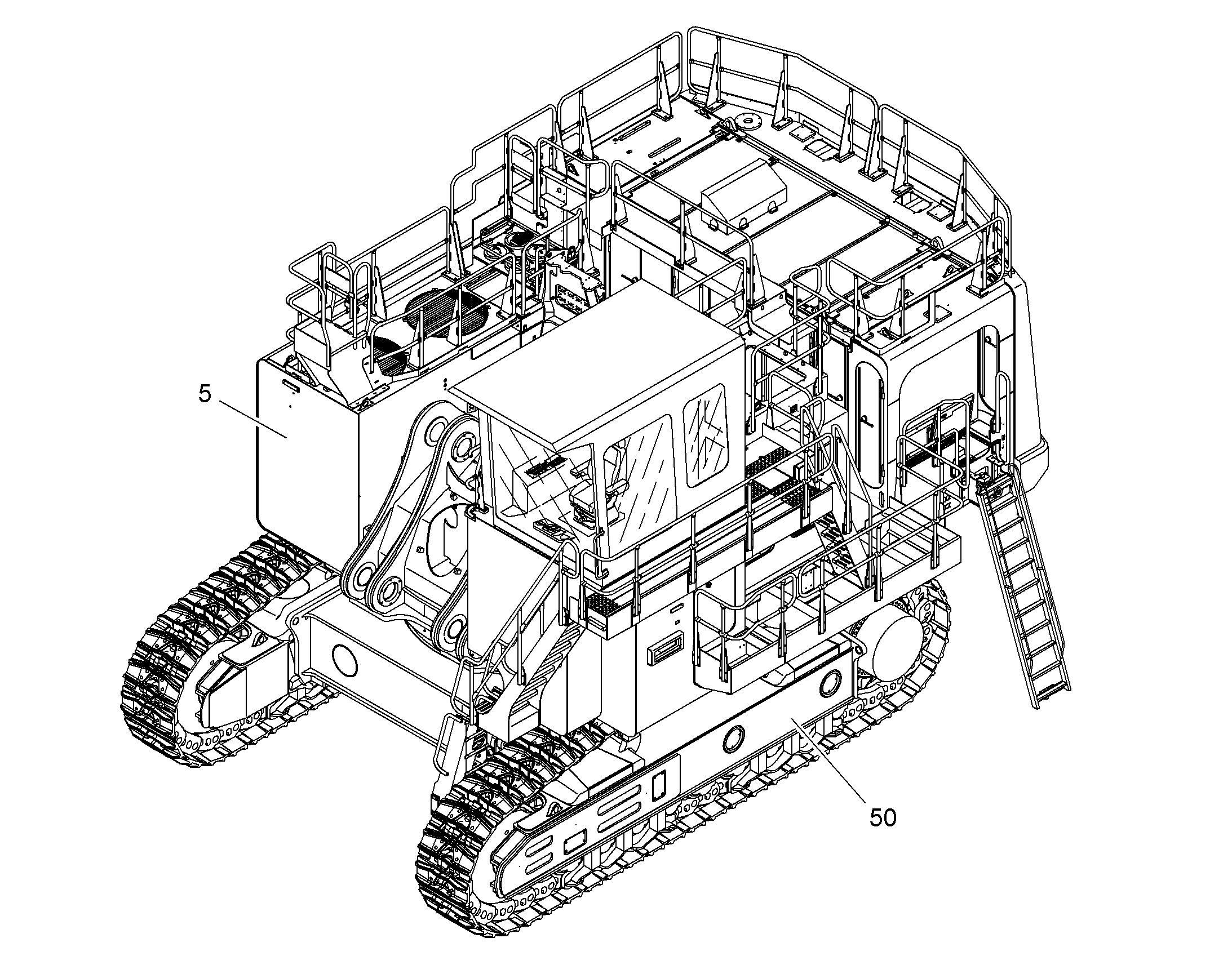 ВЫВОД ХОЛОДА Д. ПОВ. ПЛАТФОРМЫ R9350 12188764 LIEBHERR