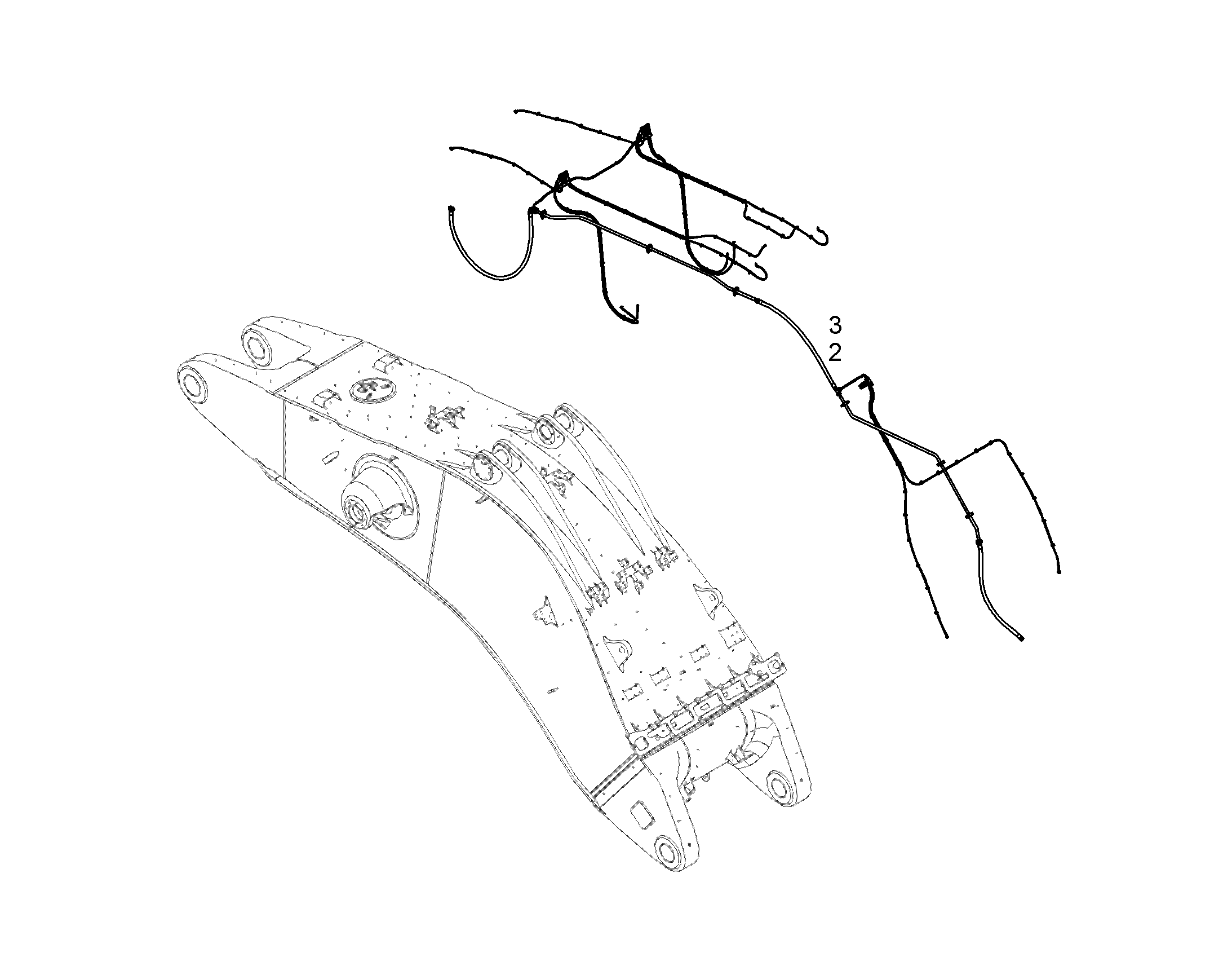 СТОПОРНАЯ ТЯГА TELEFLEX 11475374 LIEBHERR