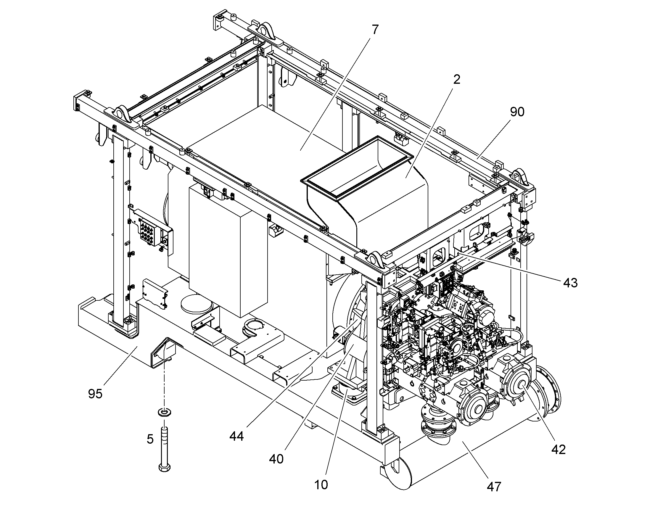 ЯЩИК СИЛОВОГО МОДУЛЯ 10837892 LIEBHERR