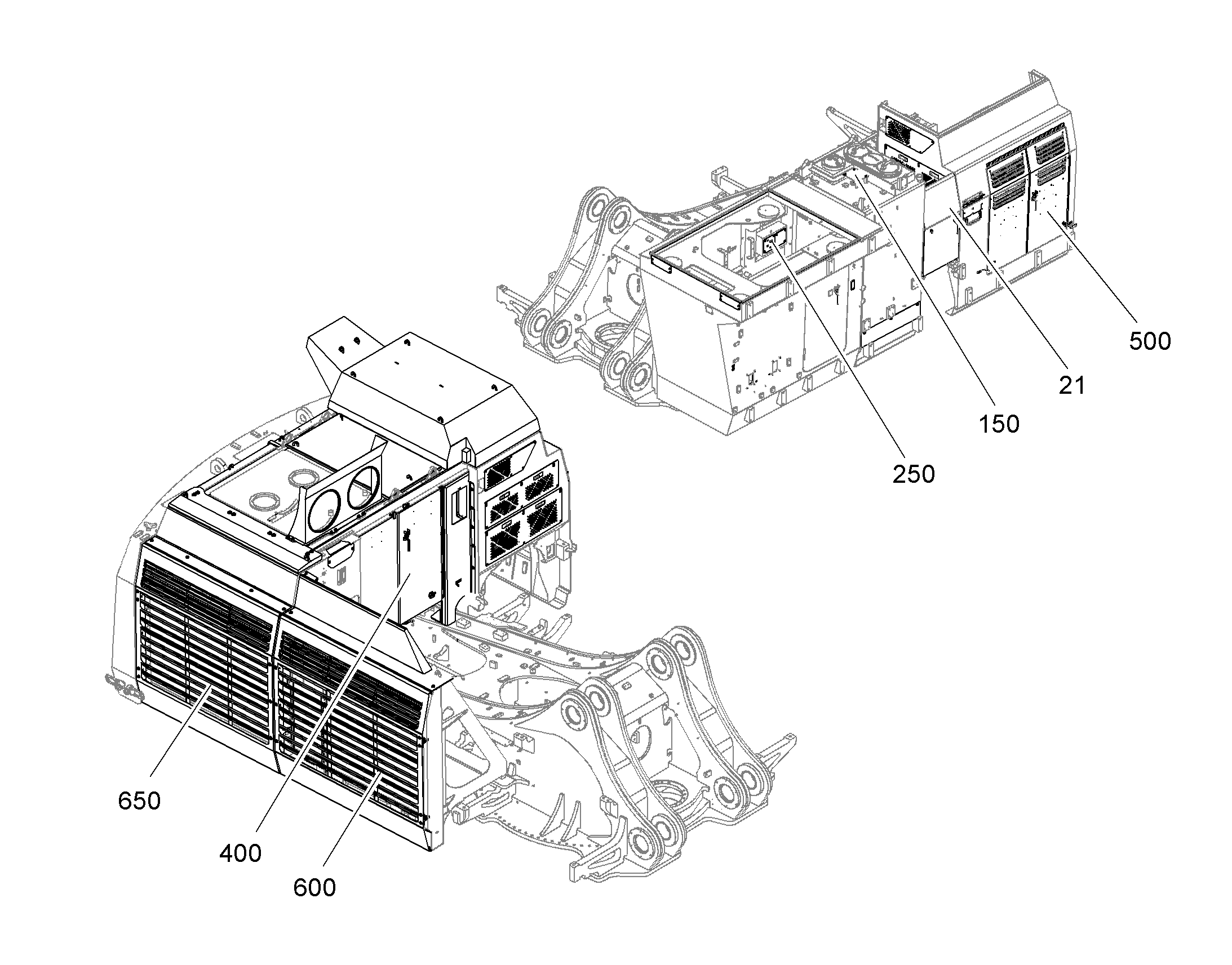 COVERING PUMP BOX 12189560 LIEBHERR