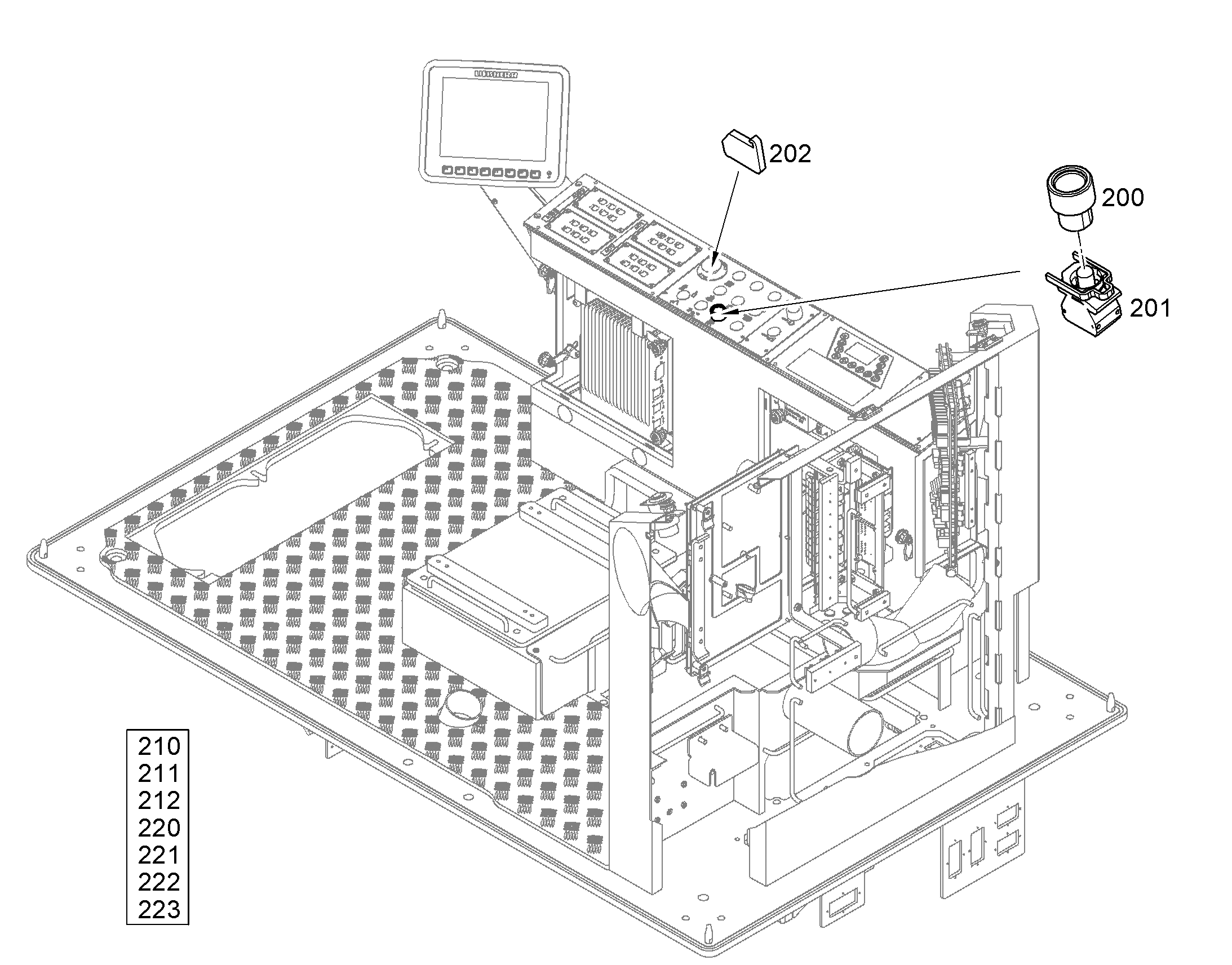 КОМПЛЕКТ КАБЕЛЕЙ 11752257 LIEBHERR