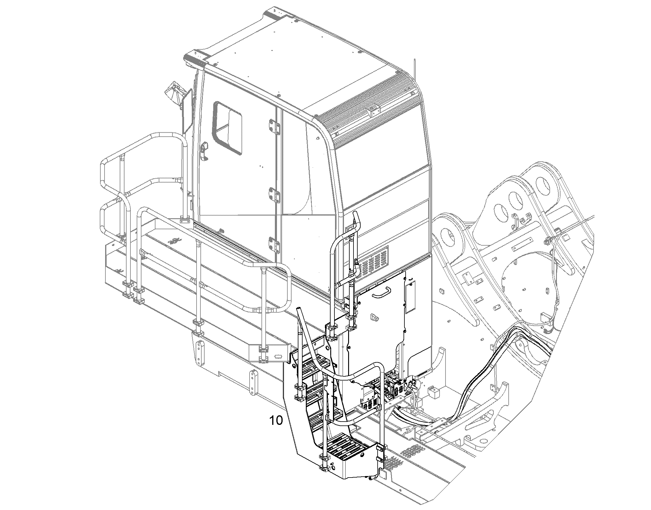 ВОЗВЫШЕНИЕ КАБИНЫ 12181432 LIEBHERR