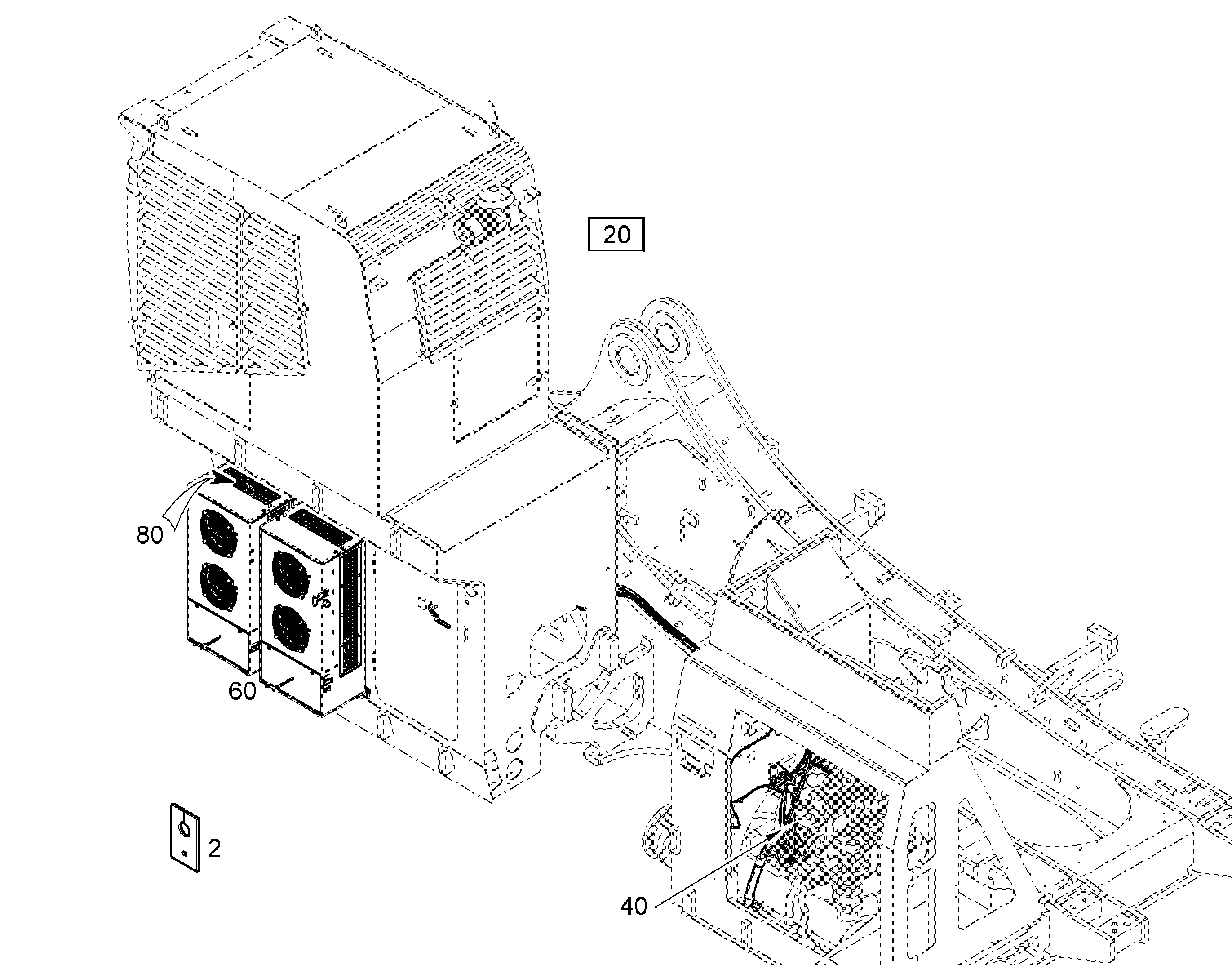 ДООБОРУДОВАНИЕ ДВ. КОНДИЦИОНЕР 11490616 LIEBHERR