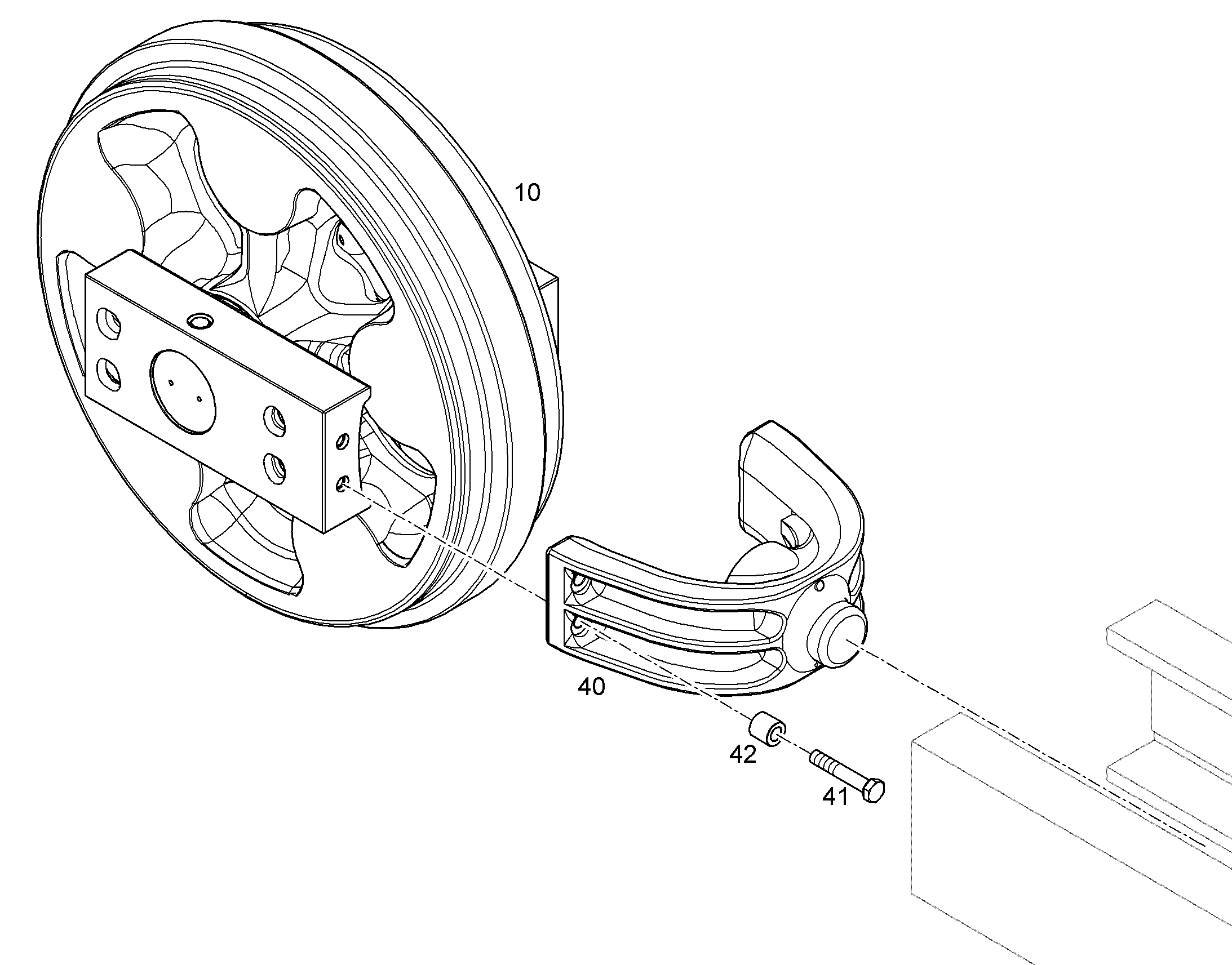 МЕТАЛЛ.ПРОКЛАДКА ЛЕВАЯ НИЖНЯЯ 11854829 LIEBHERR