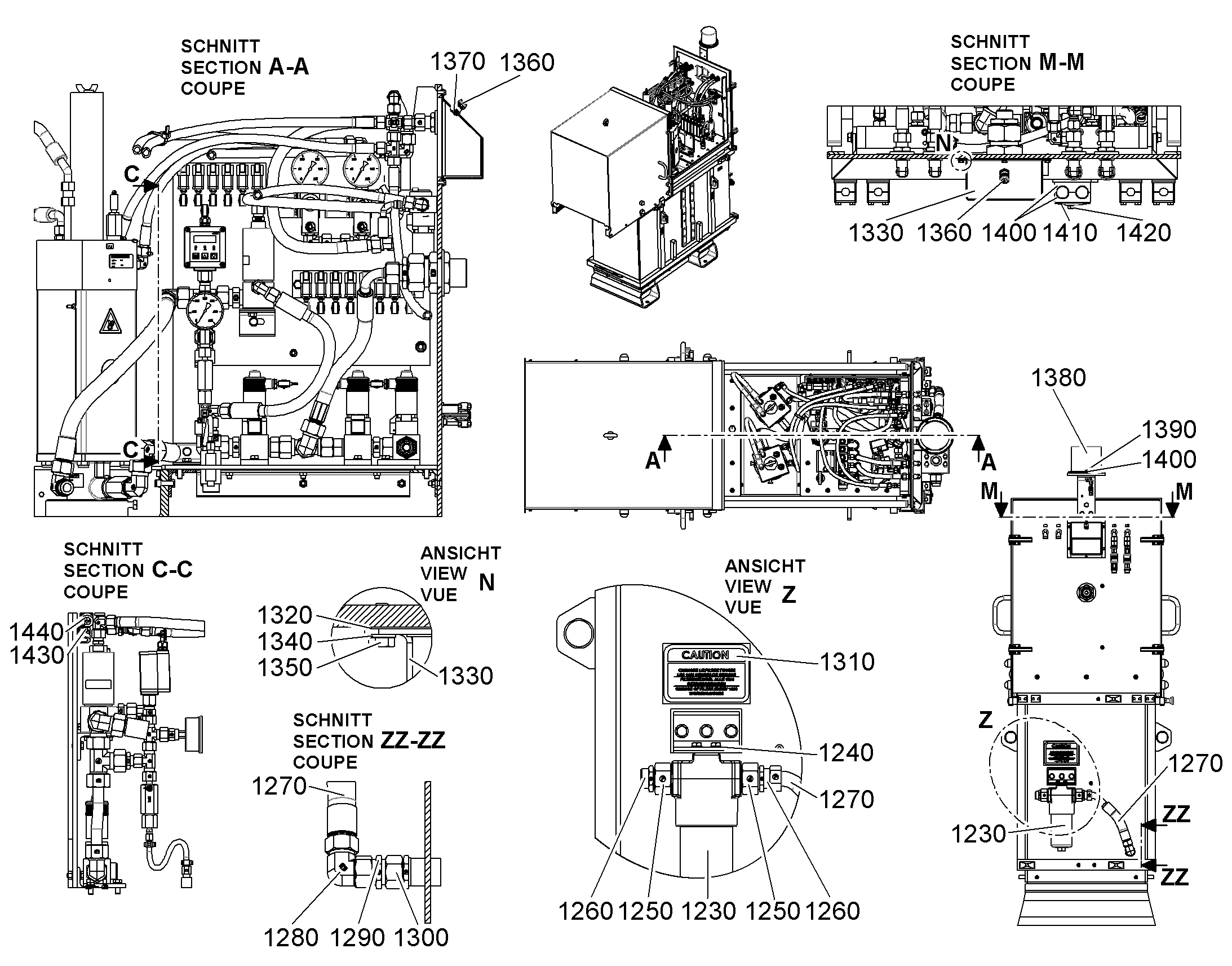 ШТУЦЕР ПЕРЕХОДНОЙ G11/4XG1 ED 247042702 LIEBHERR