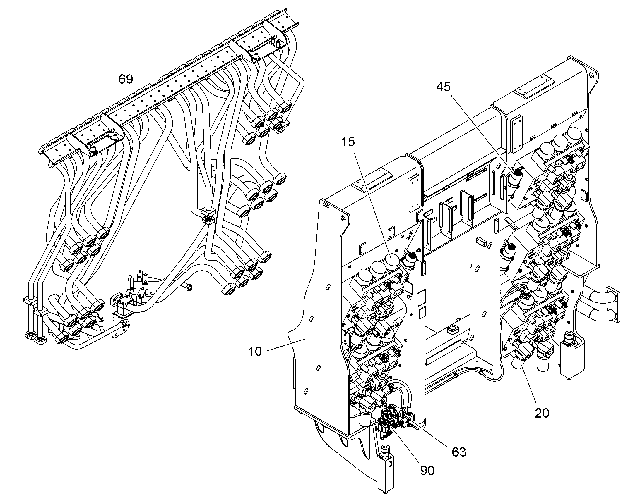 ЛИНИЯ НАПОРНАЯ 12195778 LIEBHERR