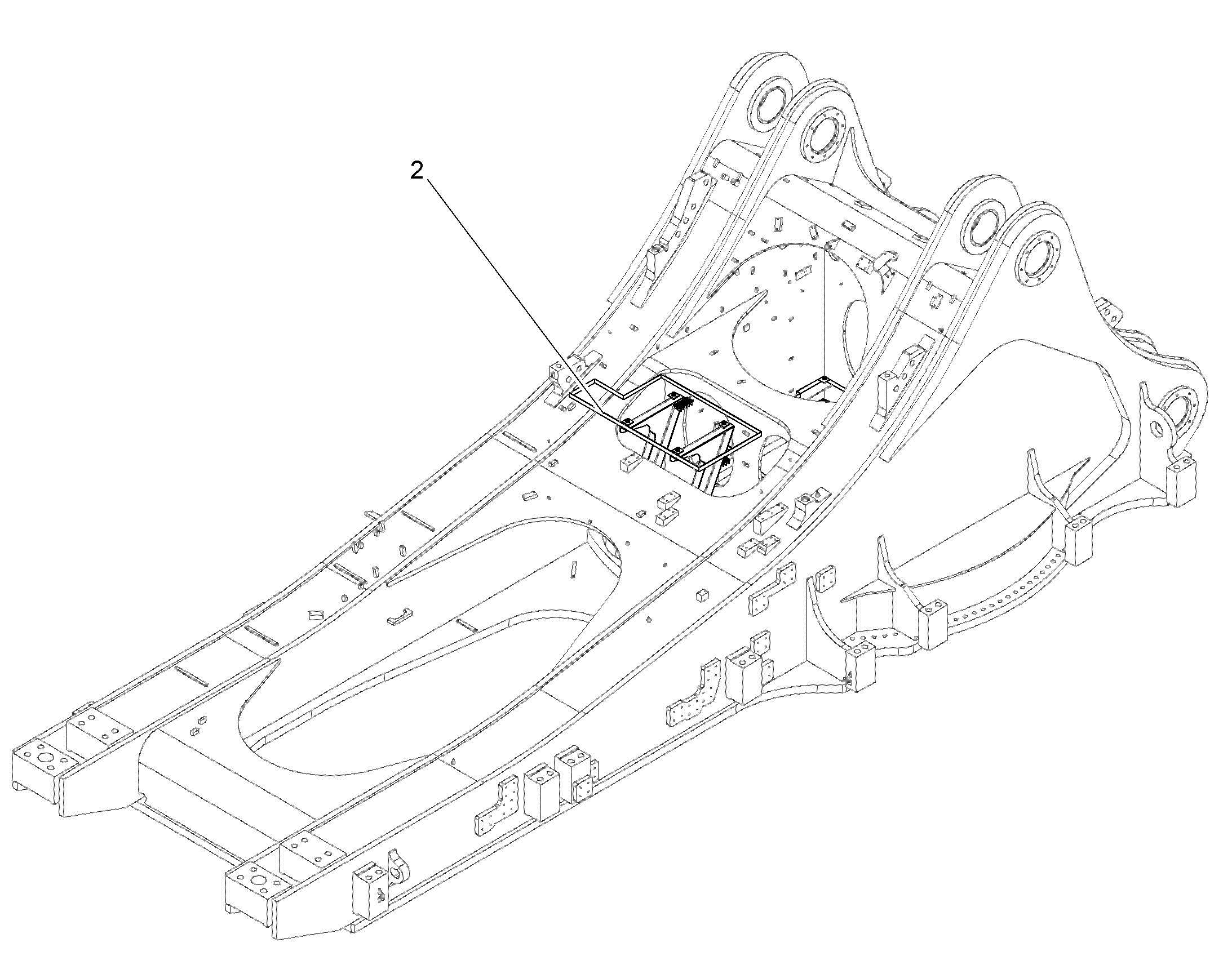 ПРОХОДНАЯ ПЛОЩАДКА ПОВОРОТНОЙ 11852532 LIEBHERR
