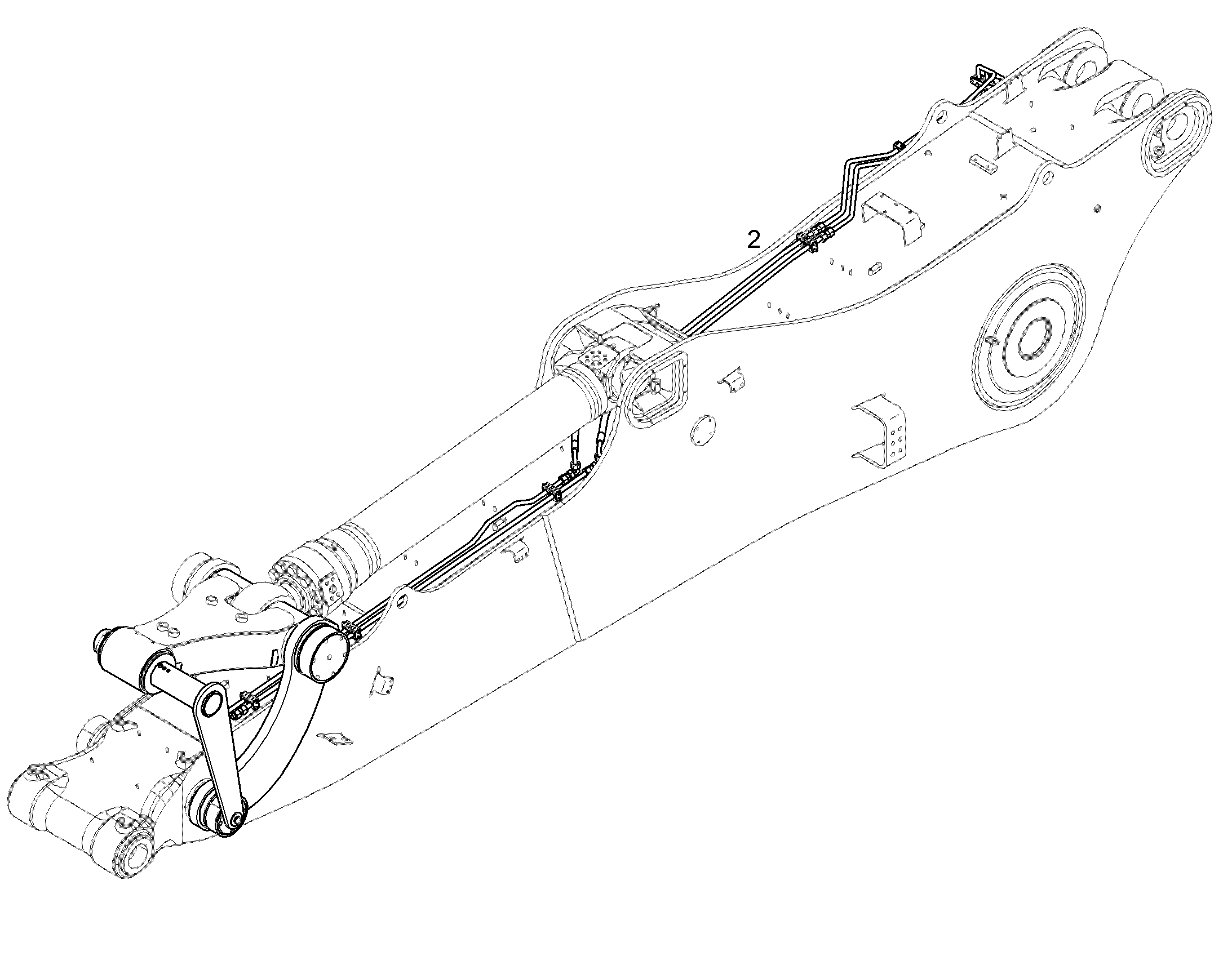 ПРОВОДКА ПРИВОД МЕХ. ПОВОРОТА 12185480 LIEBHERR