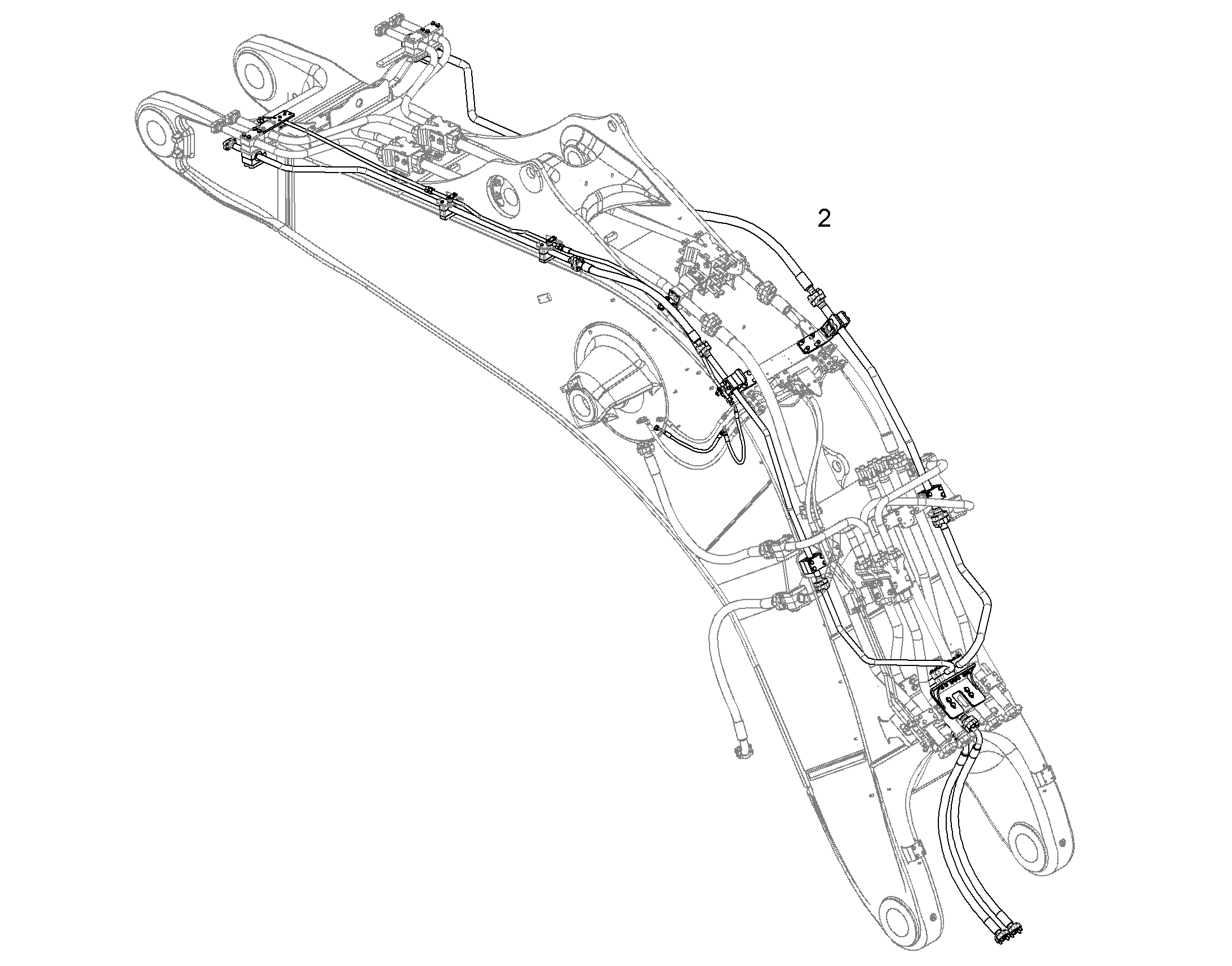 ПРОВОДКА МОНТАЖ AHS 12182271 LIEBHERR